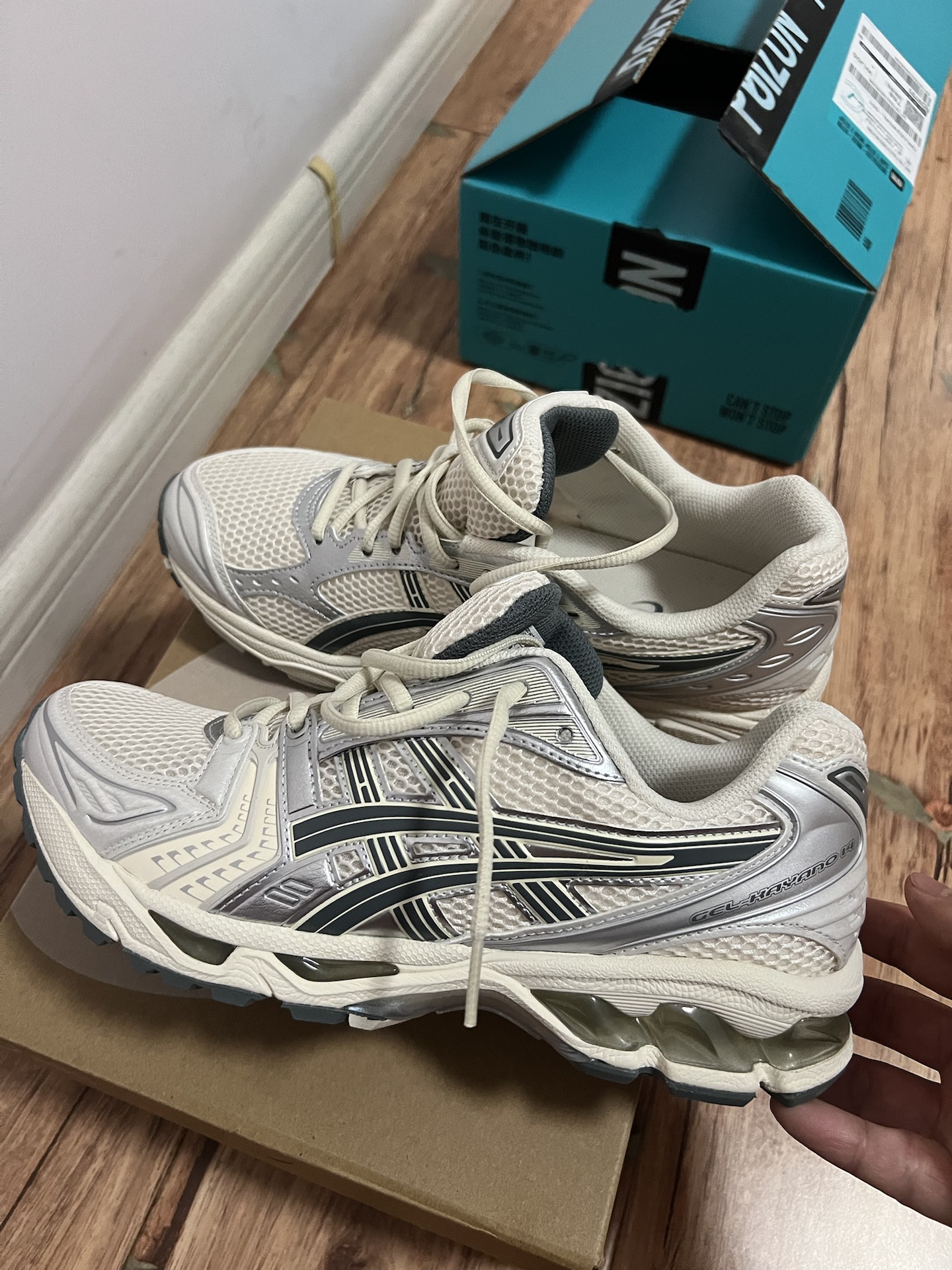 custom review-ASICS Gel Kayano 14 Low Топ Повседневная Обувь Унисекс Серебристо-Белый