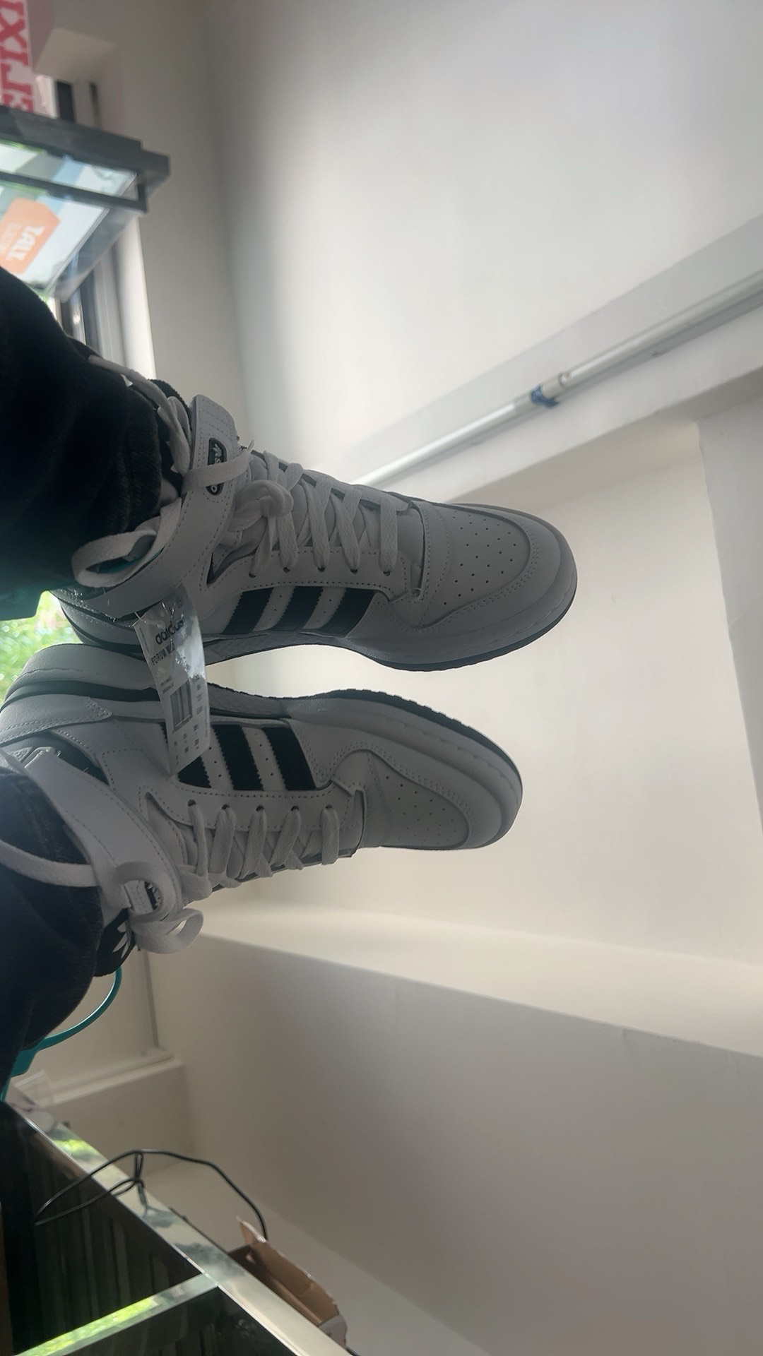 custom review-Adidas Originals Forum Mid Топ Скейтборд Кроссовки Унисекс Белый Черный