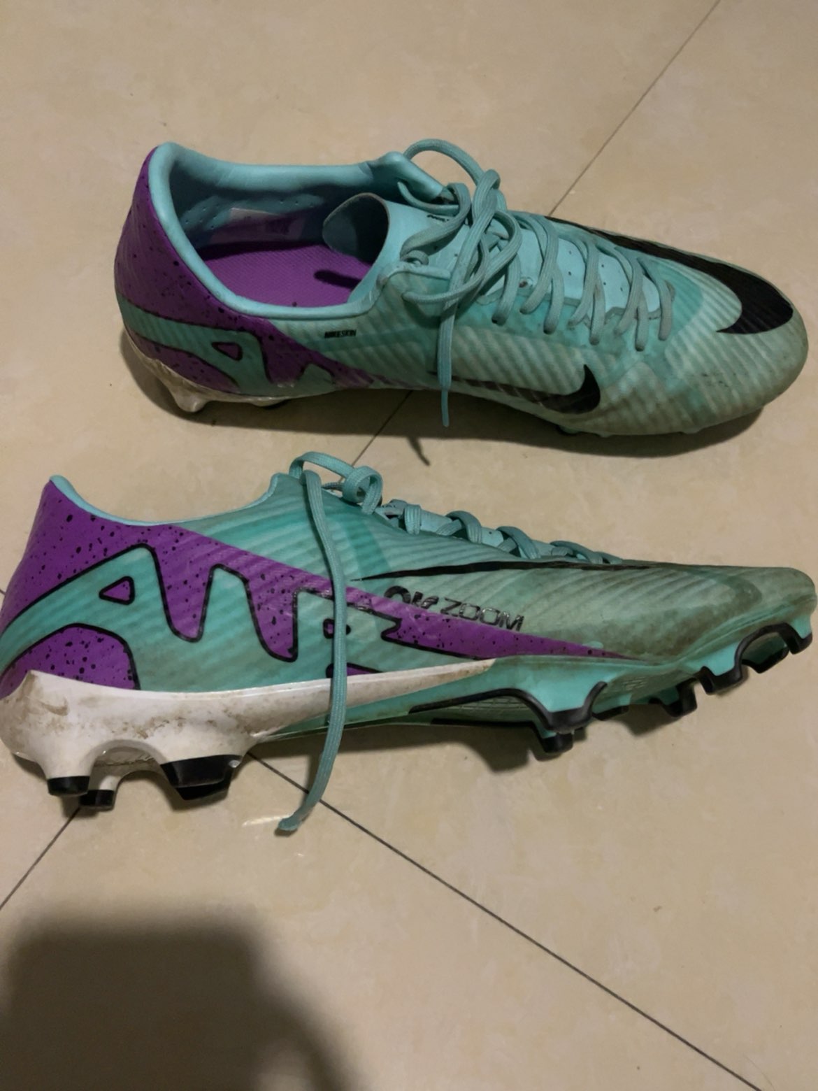 custom review-Nike Air Zoom Vapor 15 MG MULTI Ground FG Твердый грунт Футбольные бутсы Унисекс Озерный зеленый