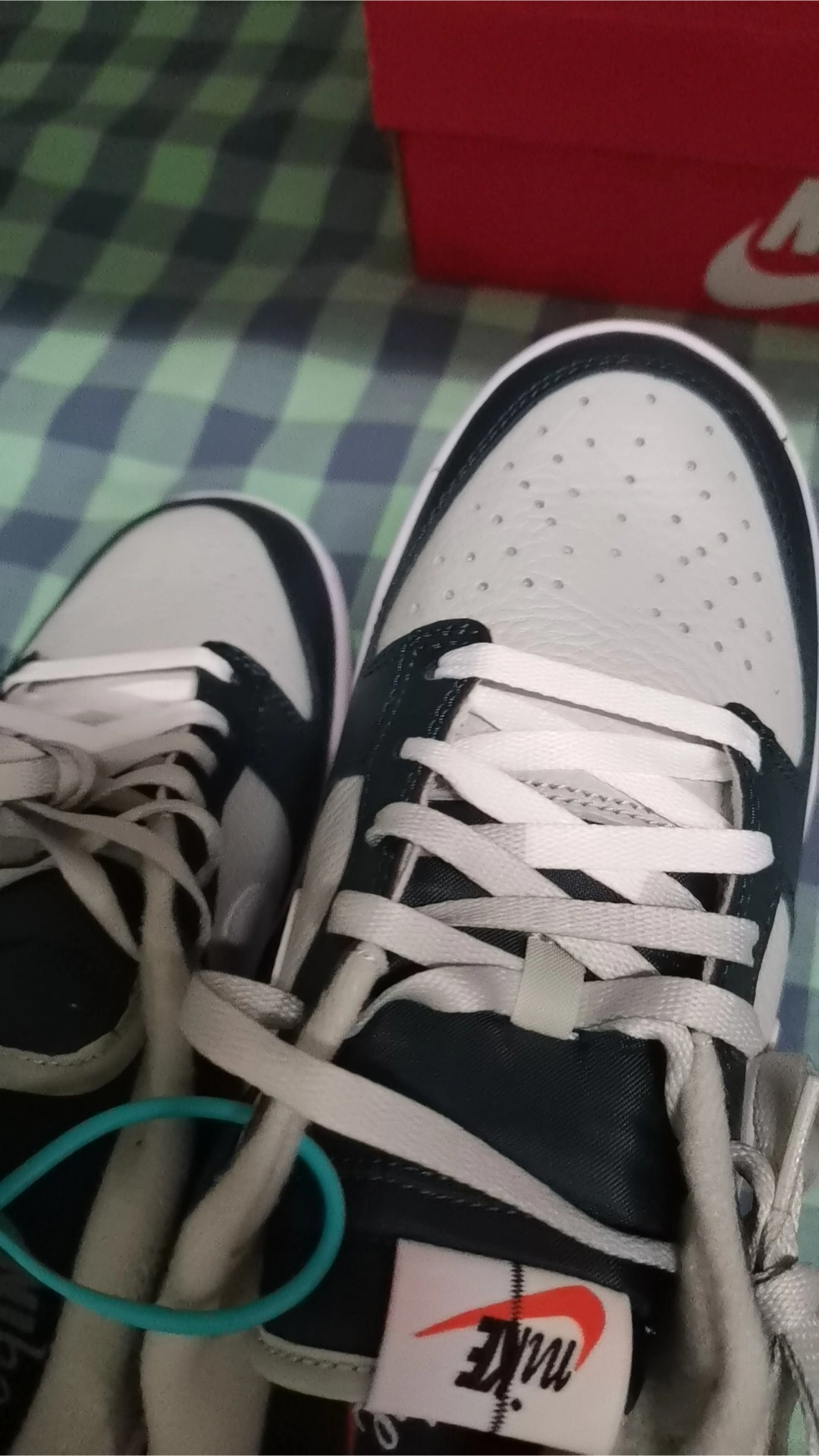 custom review-Nike Dunk 'Remix' Slip-Resistant Shock Absorbers Low Top Скейтборд Кроссовки Мужские Белые Зеленые