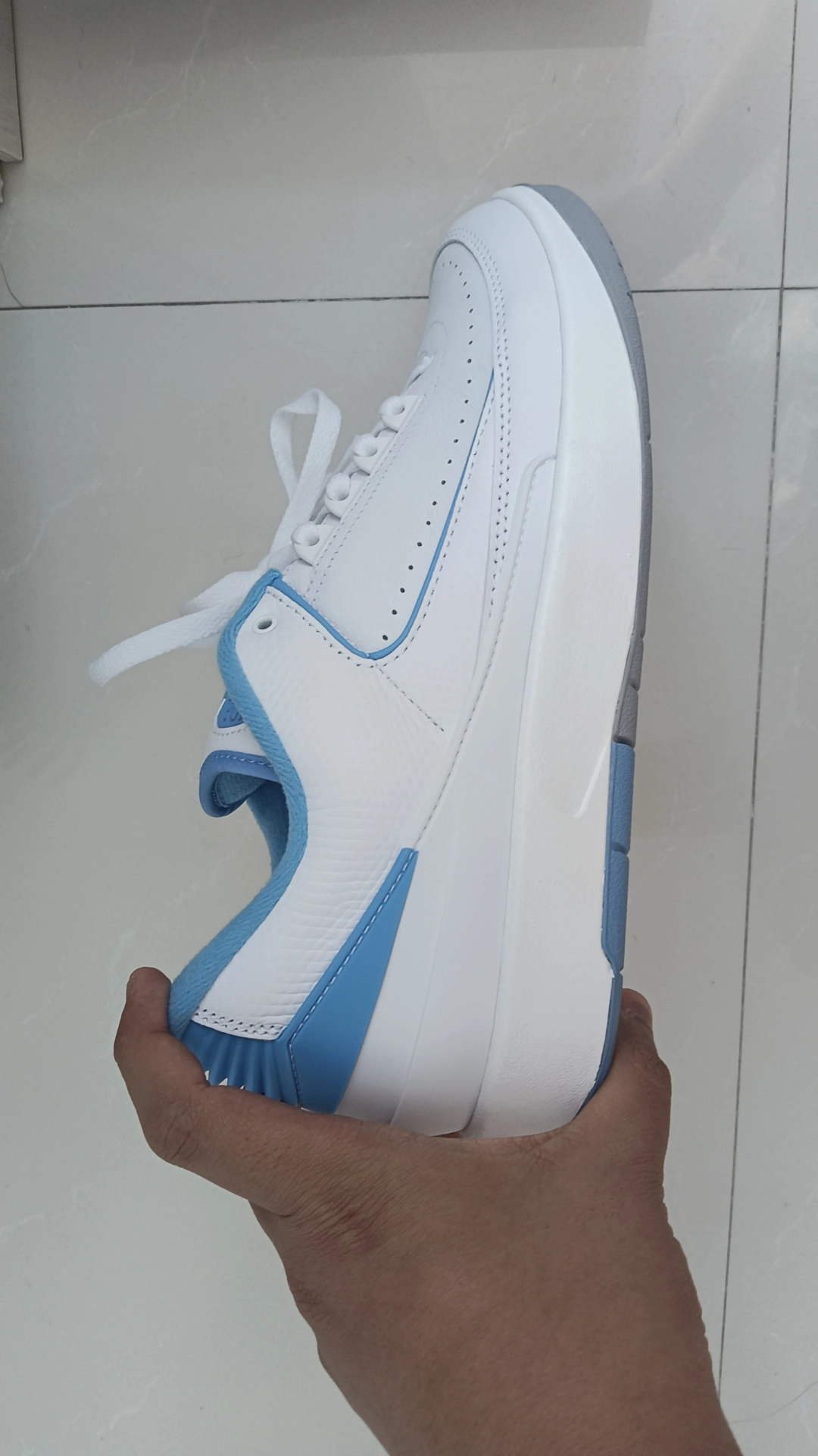 custom review-Jordan Air Джордан 2 Low 'Университетский синий' Низкий топ Винтажные баскетбольные кроссовки Мужские Каролина Блю