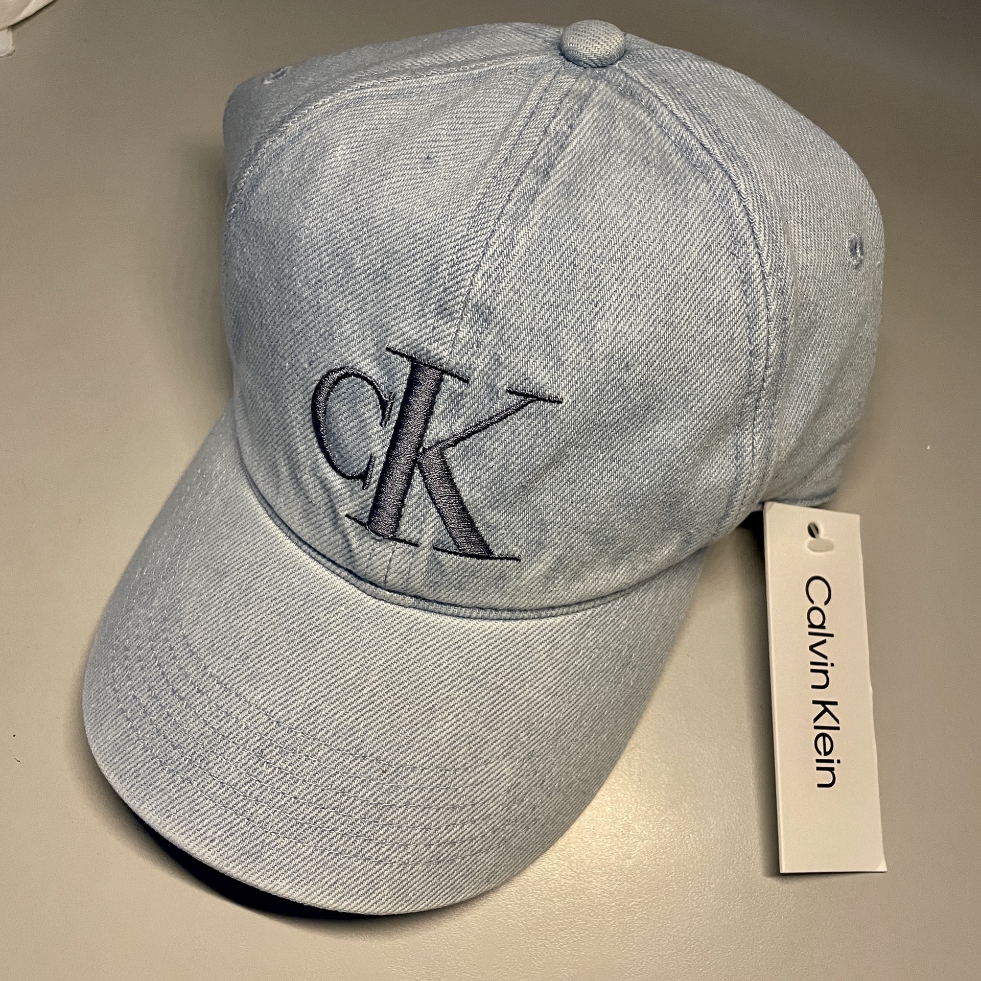 ck浅蓝色牛仔帽00