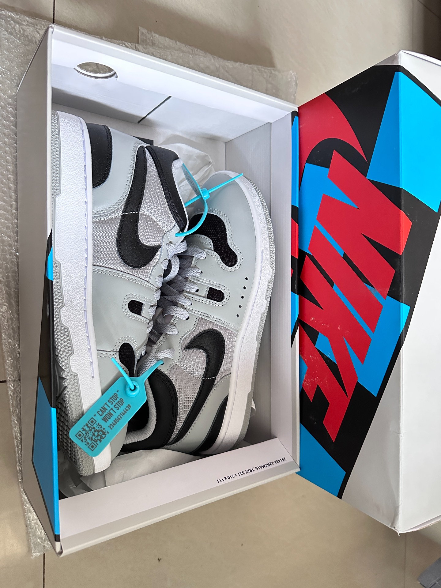 custom review-Nike Mac Attack QS SP OG Амортизация Устойчивый к истиранию Дышащий Низкий Верх Скейтборд Кроссовки Унисекс Серый Черный