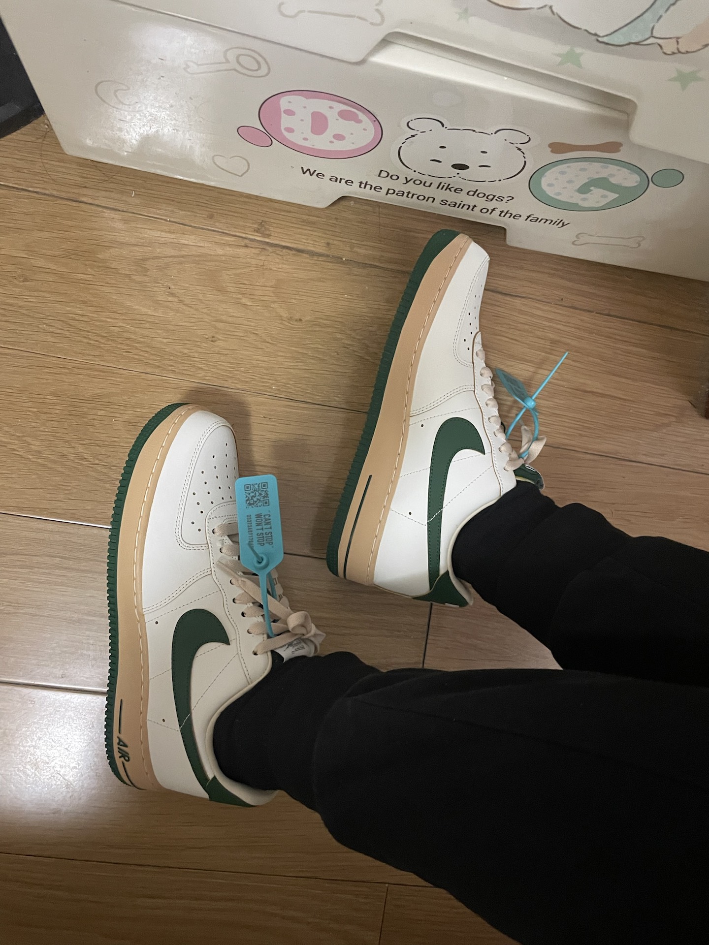 custom review-Nike Air FORCE 1 Low Топ Скейтборд Кроссовки Женские Белый Зеленый