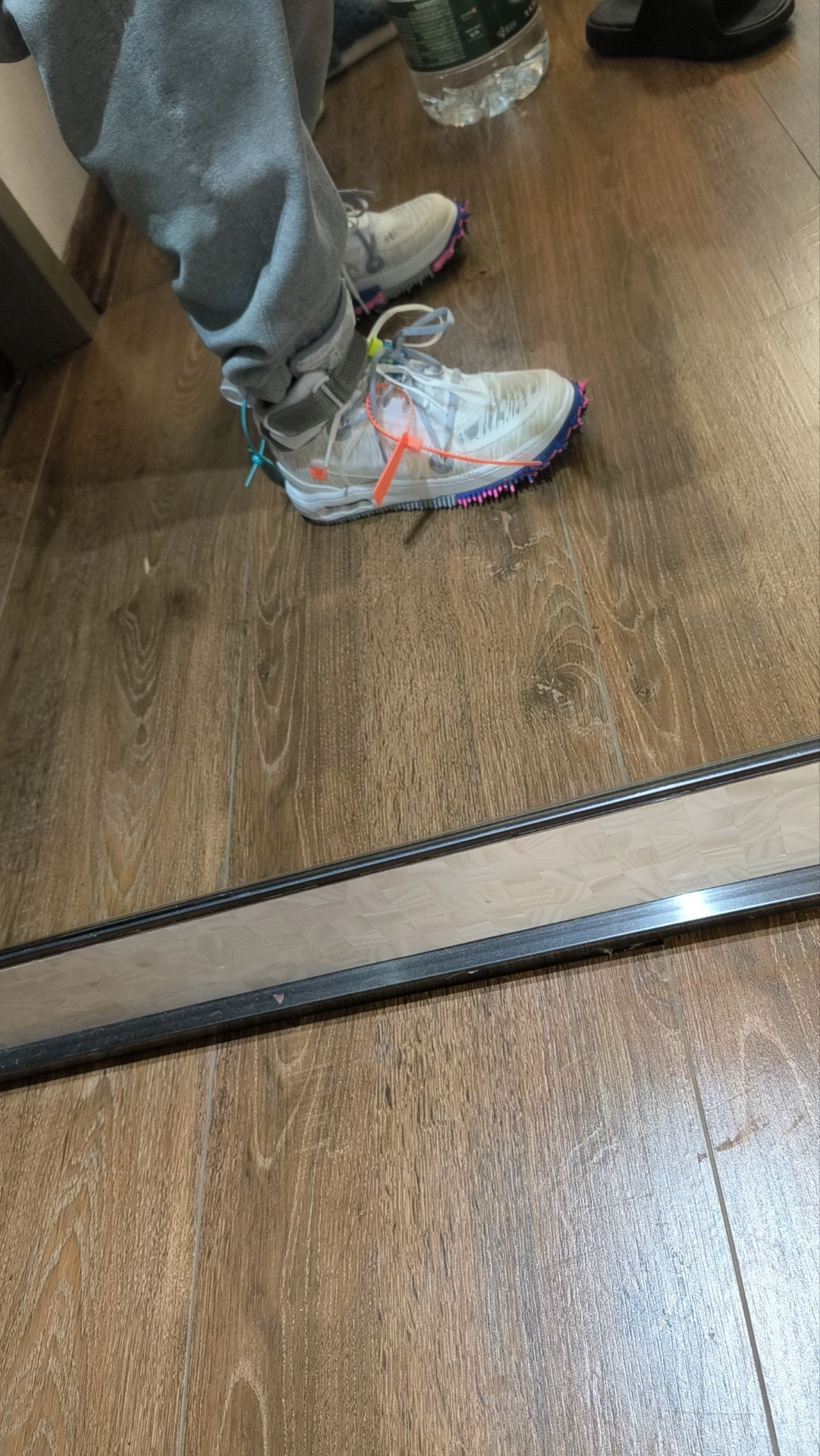 custom review-Off Белый x Nike Air FORCE 1 SP MID Топ Скейтборд Кроссовки Унисекс Белый