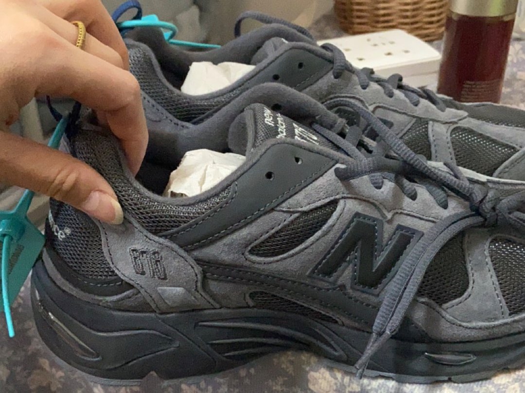 custom review-New Balance NB 878 Устойчивый к истиранию Низкий Топ Повседневная Обувь Унисекс Темно-Серый