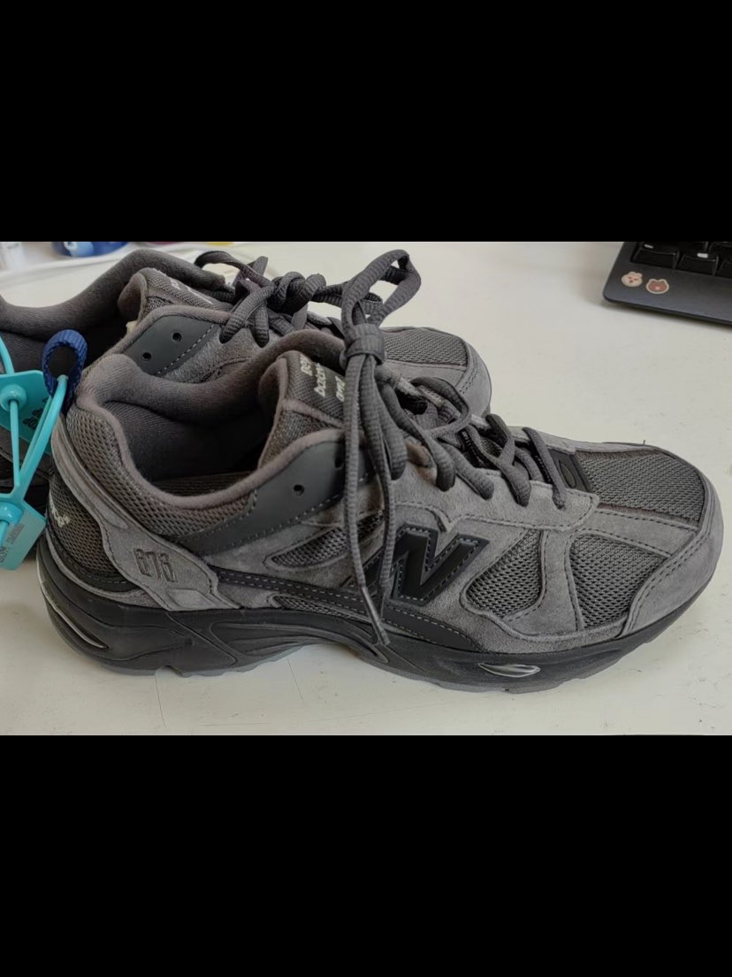 custom review-New Balance NB 878 Устойчивый к истиранию Низкий Топ Повседневная Обувь Унисекс Темно-Серый