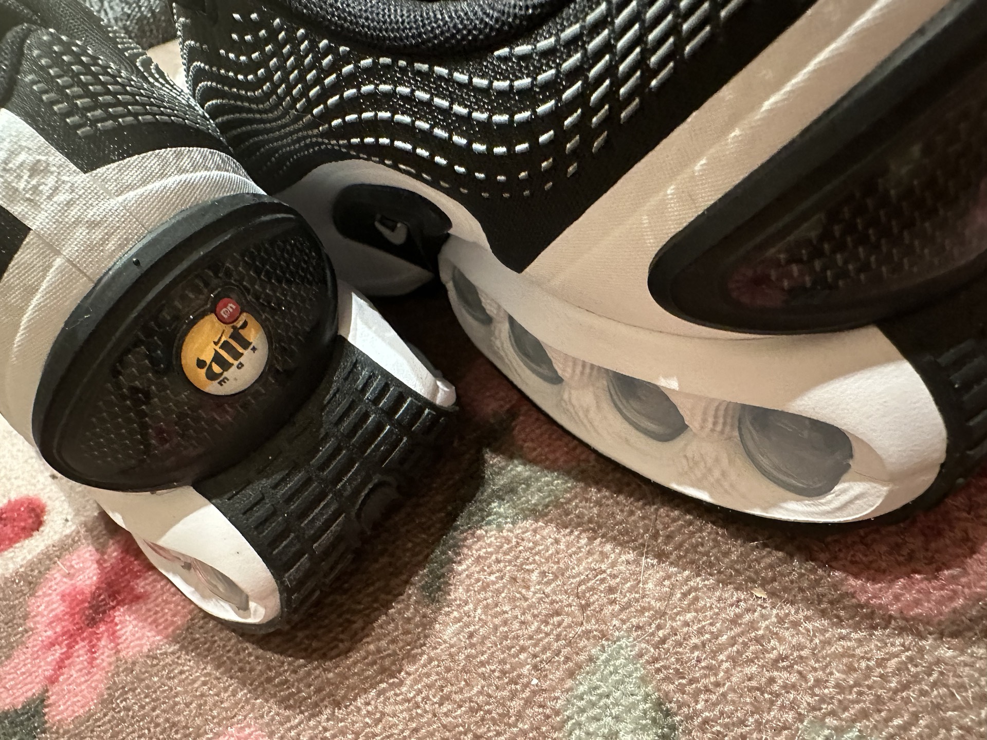 custom review-Nike Air Max Dn Устойчивый к истиранию Дышащий Низкий Топ Casual Мужской Черный Белый