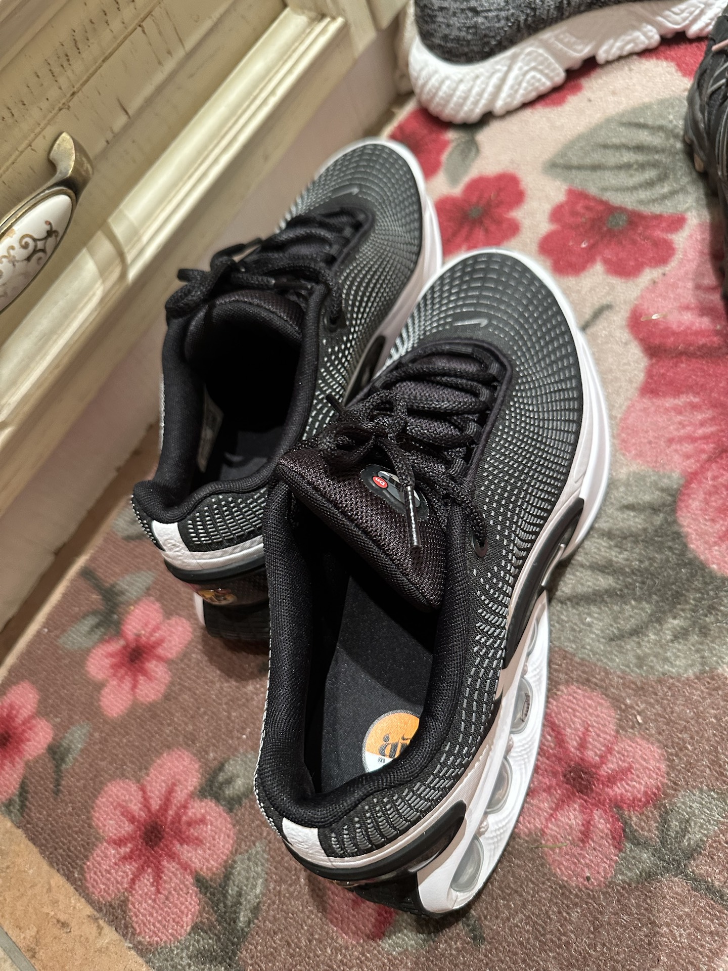 custom review-Nike Air Max Dn Устойчивый к истиранию Дышащий Низкий Топ Casual Мужской Черный Белый