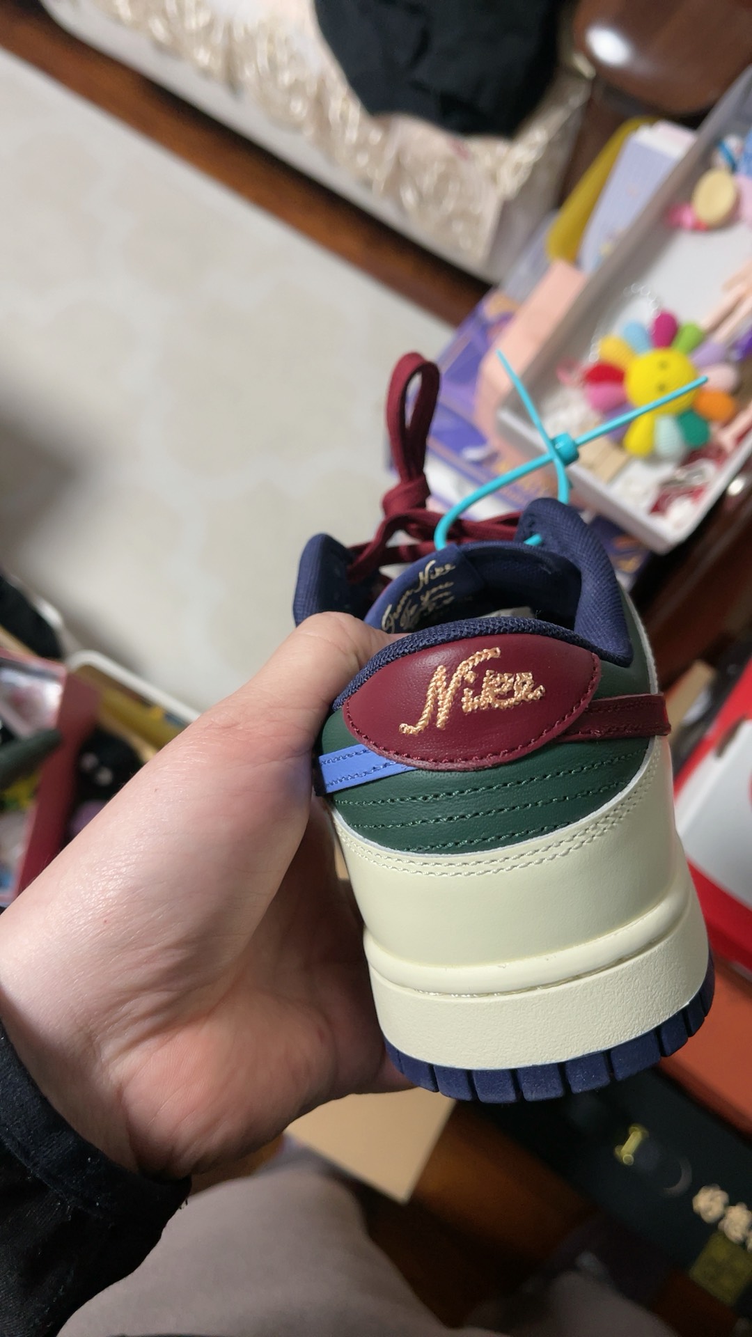 custom review-Nike Dunk 'From Nike To YOU' Легкий Low Топ Скейтборд Кроссовки Мужские Зеленые