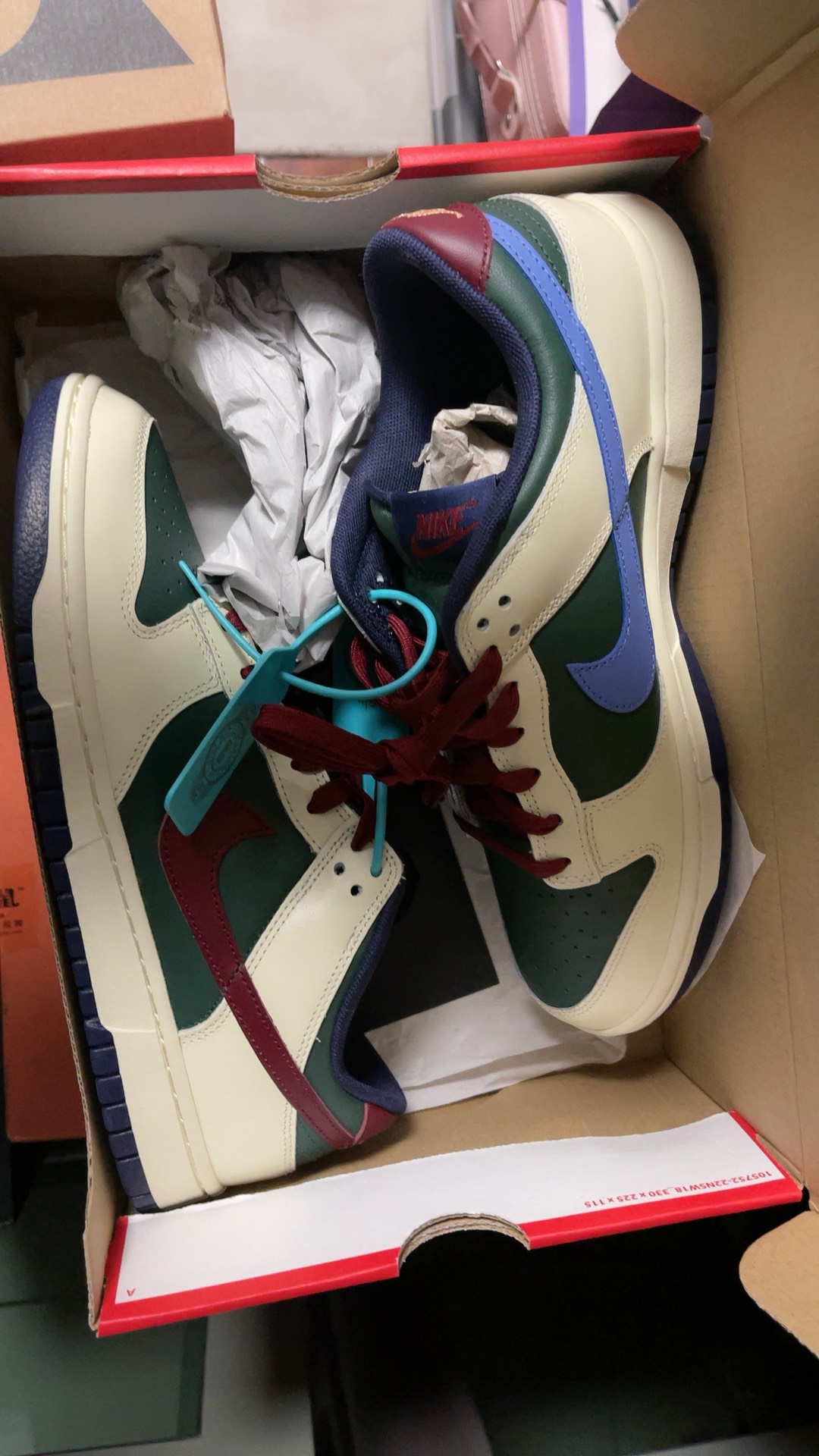 custom review-Nike Dunk 'From Nike To YOU' Легкий Low Топ Скейтборд Кроссовки Мужские Зеленые