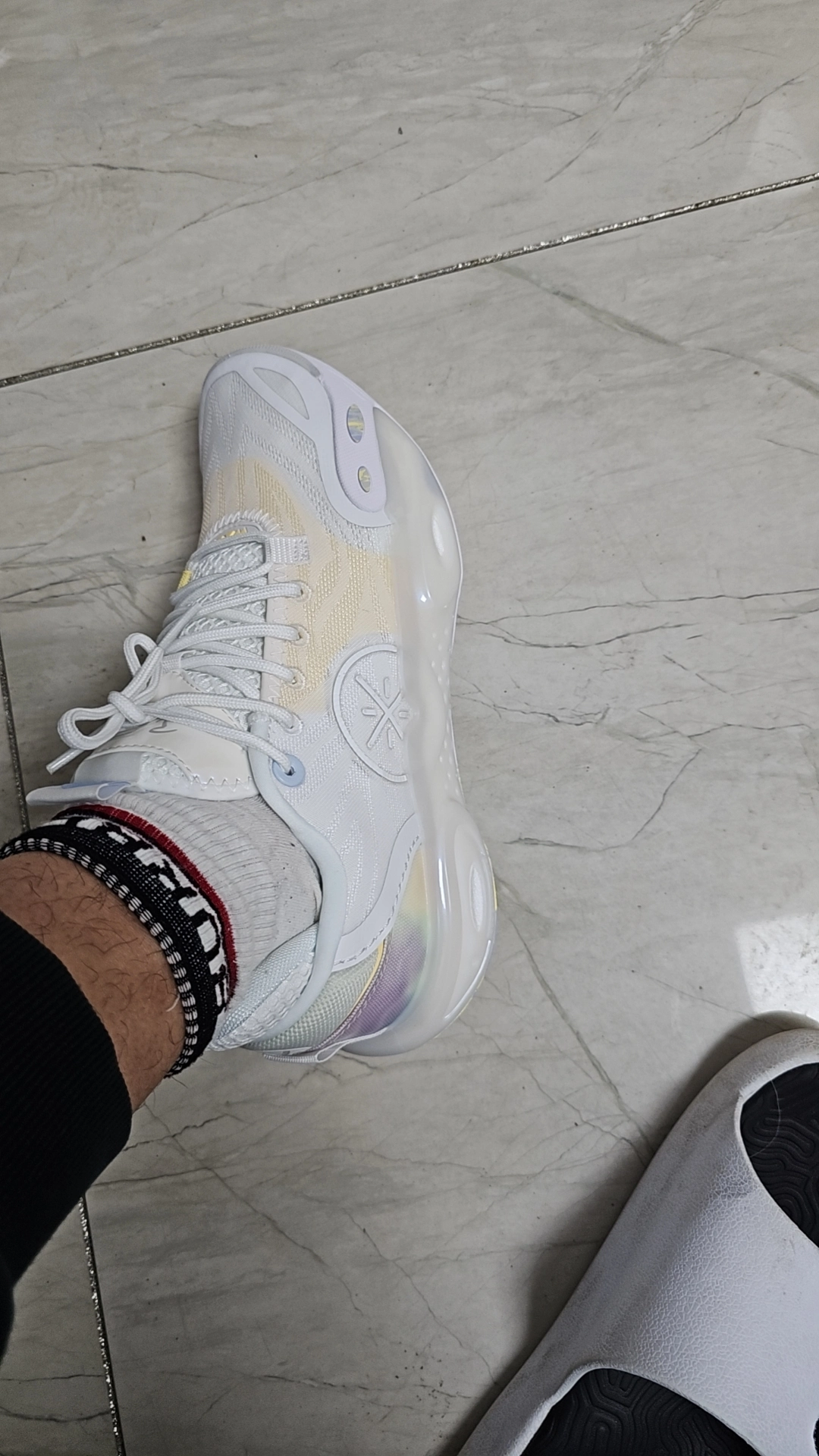 custom review-LINING All City 12 Basketball Shoes Men's Low Top Standard White