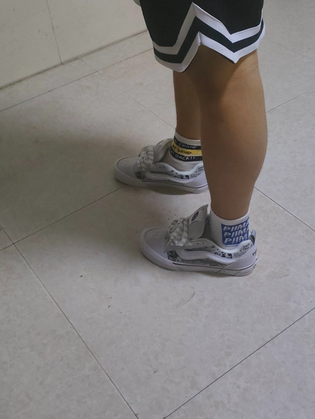 custom review-HIRONO x Vans Knu Skool Амортизация Низкие Кроссовки для Скейтбординга Унисекс Белые