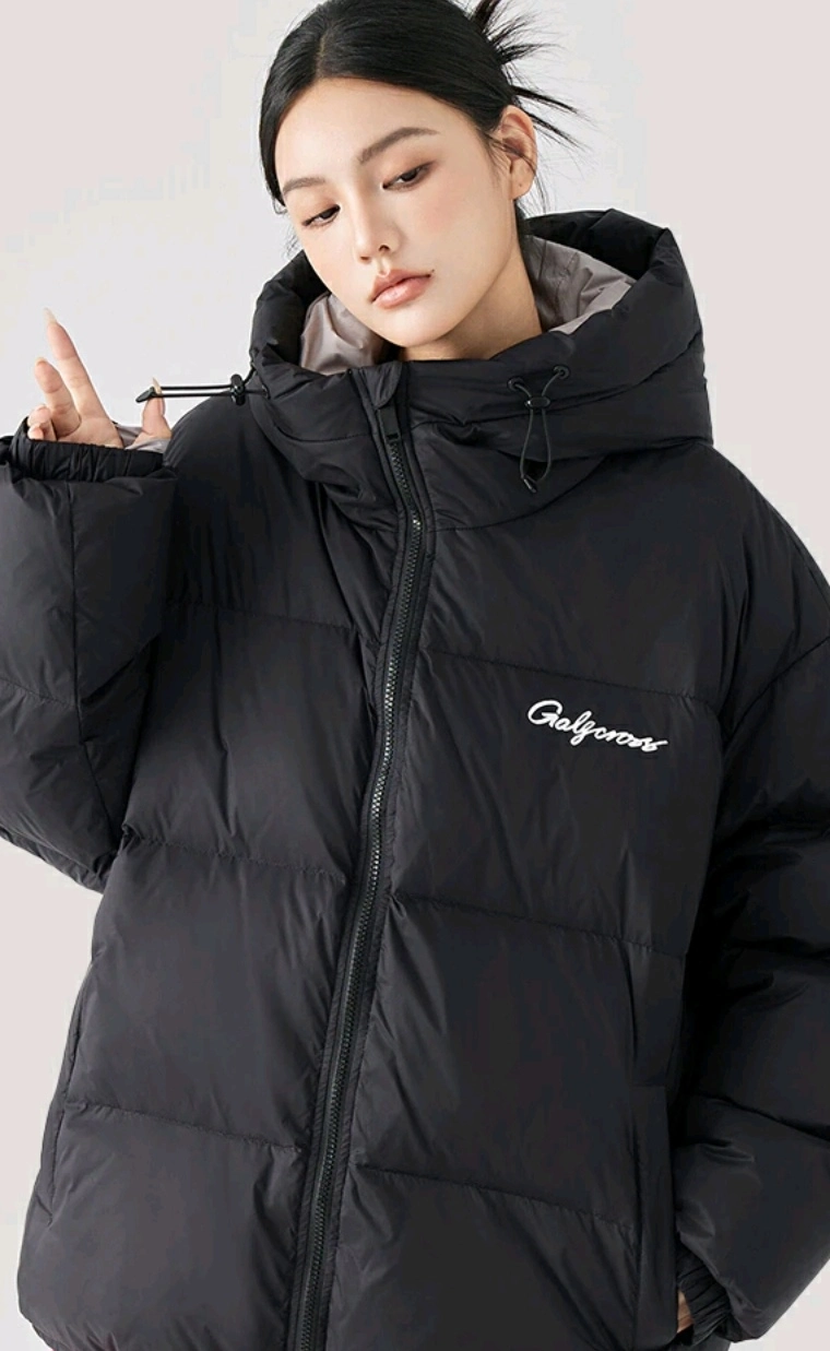 custom review-GOLFCROSS Пуховик Унисекс Черный и Серый