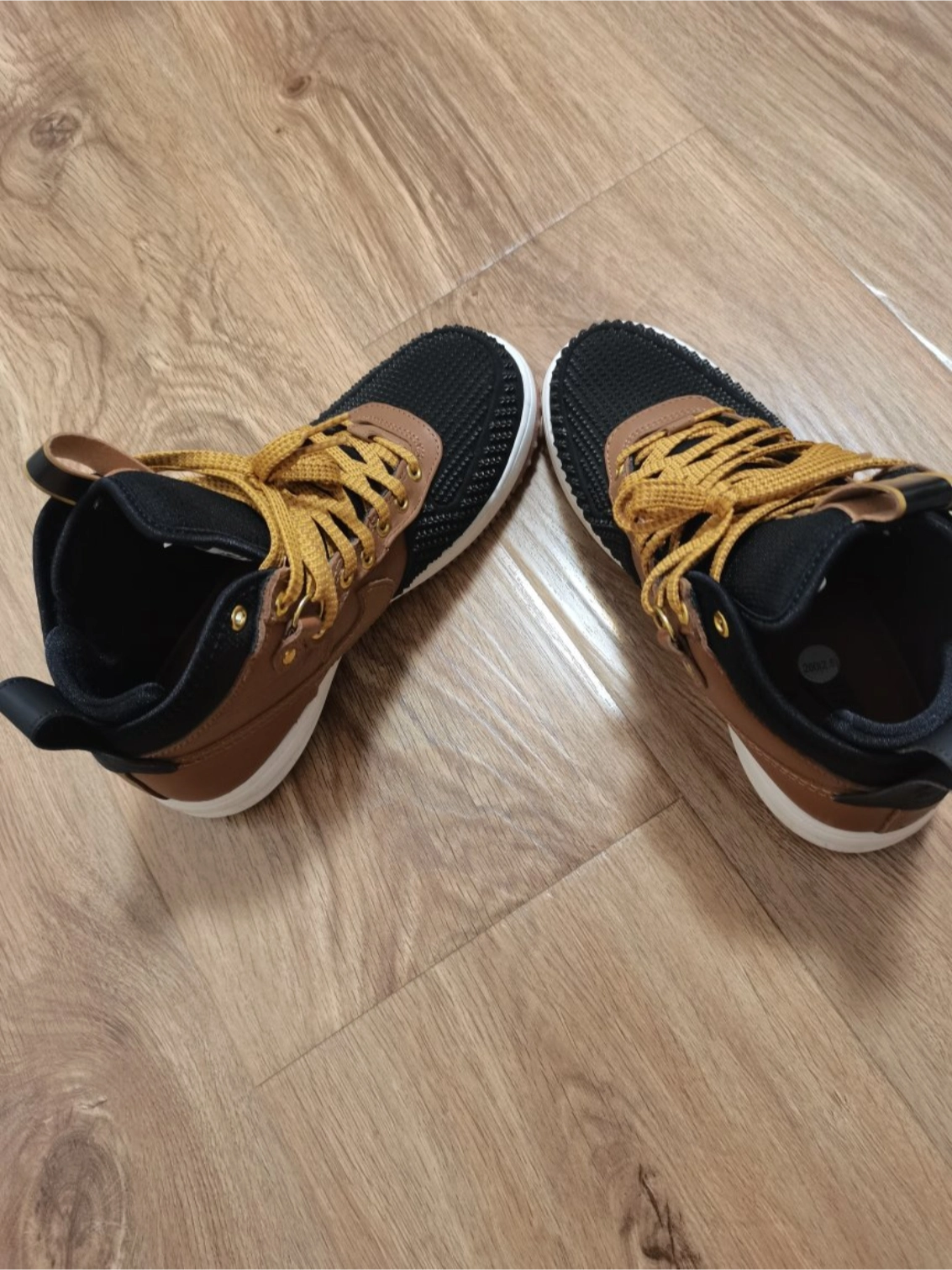 custom review-Nike Lunar Force 1 Slip-on Устойчивый к истиранию MID Скейтбординг Мужской Коричневый Черный