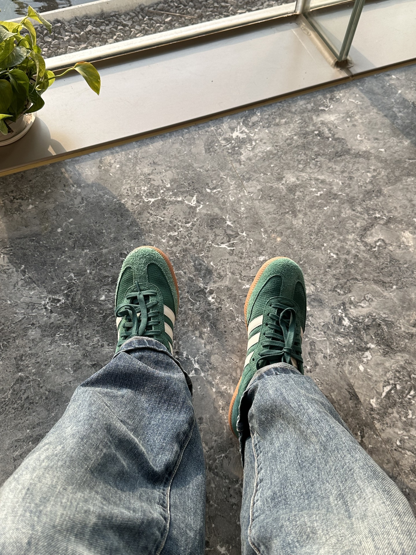 custom review-Adidas Originals SAMBA OG Устойчивые к истиранию низкие скейтборд-кроссовки Унисекс Зеленый Белый