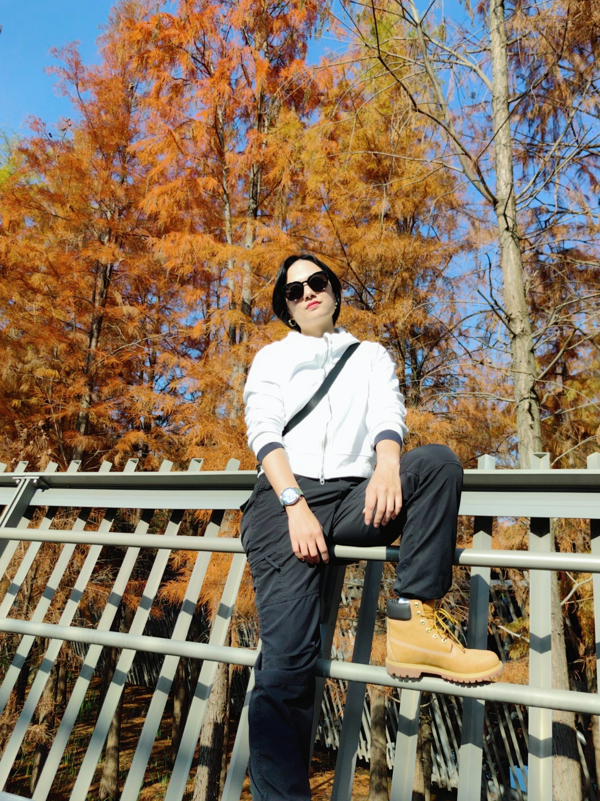 custom review-Timberland PREMIUM Slip-resistant Short Outdoor Women's Yellow Wide Fit