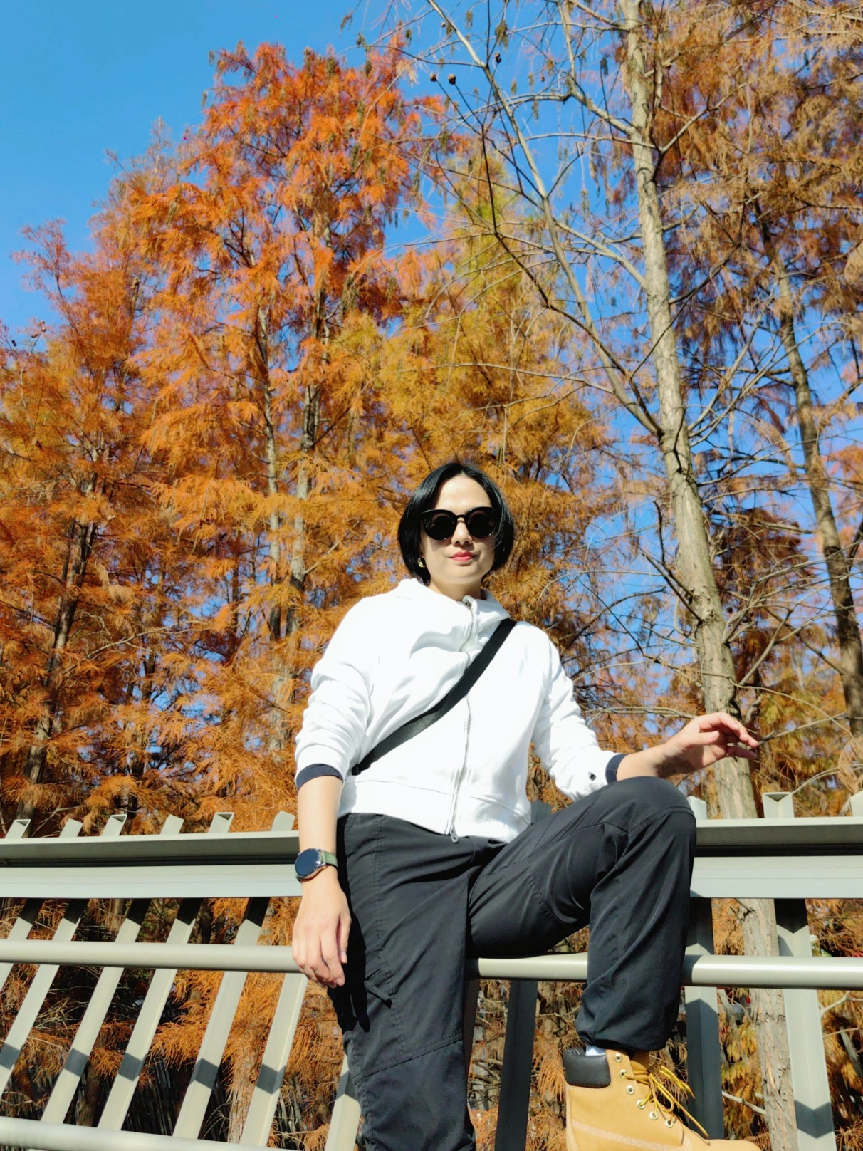 custom review-Timberland PREMIUM Slip-resistant Short Outdoor Women's Yellow Wide Fit