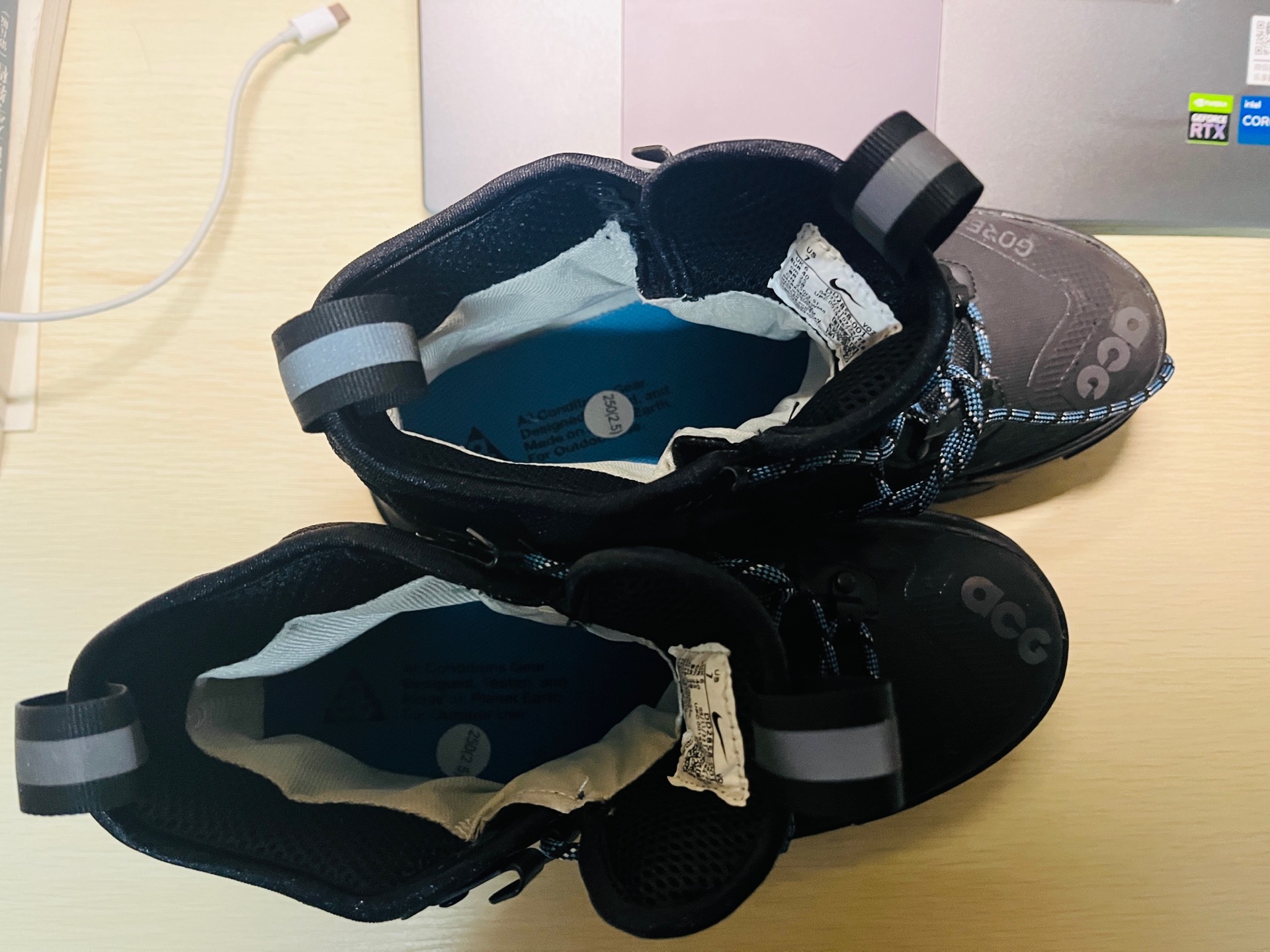 custom review-Nike Air Zoom GAIADOME Gore Te Slip Resistant Abrasion Resistant High Top Streetwear Мужская