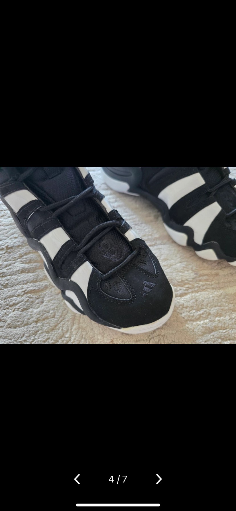 custom review-Adidas Crazy 8 Амортизация Износостойкий MID Топ Винтажные Баскетбольные Кроссовки Унисекс Черный Белый