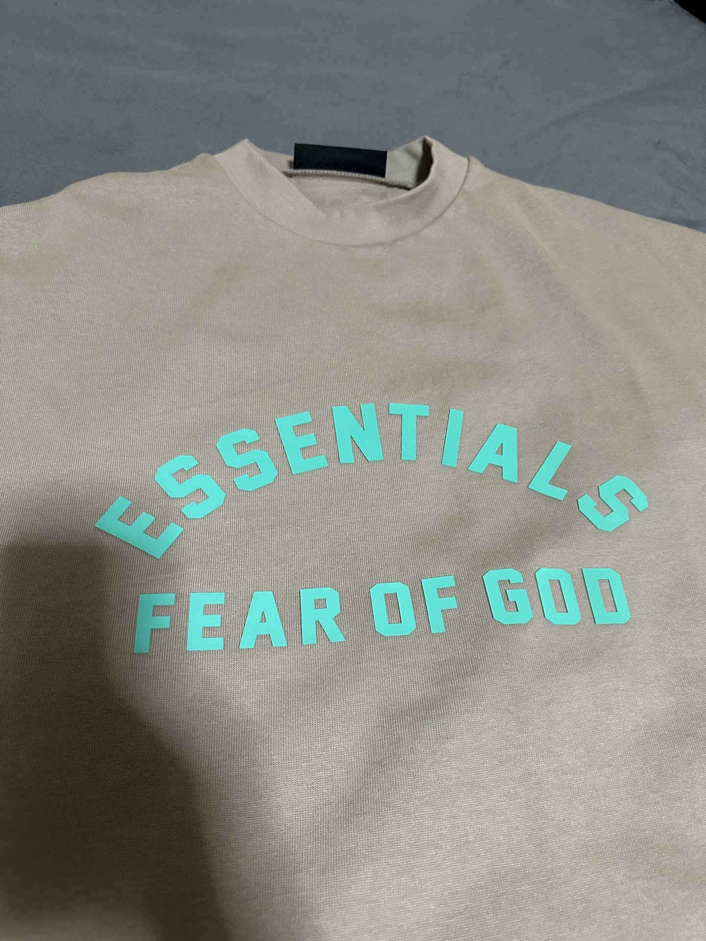 custom review-Fear of God Essentials SS24 Drop2 Crewneck T-Shirt T-Shirt Men's Grey