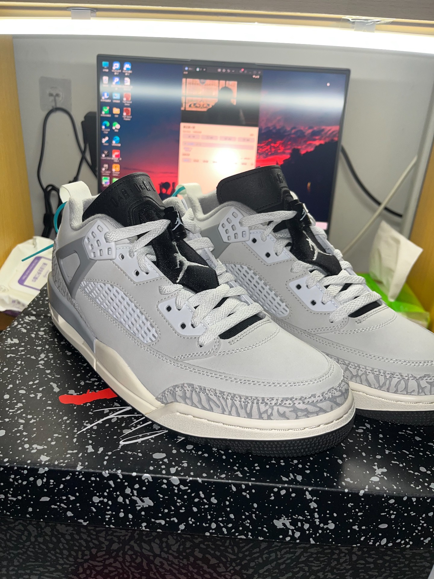 custom review-Джордан Spizike Low Топ Баскетбольные кроссовки Мужской Серый