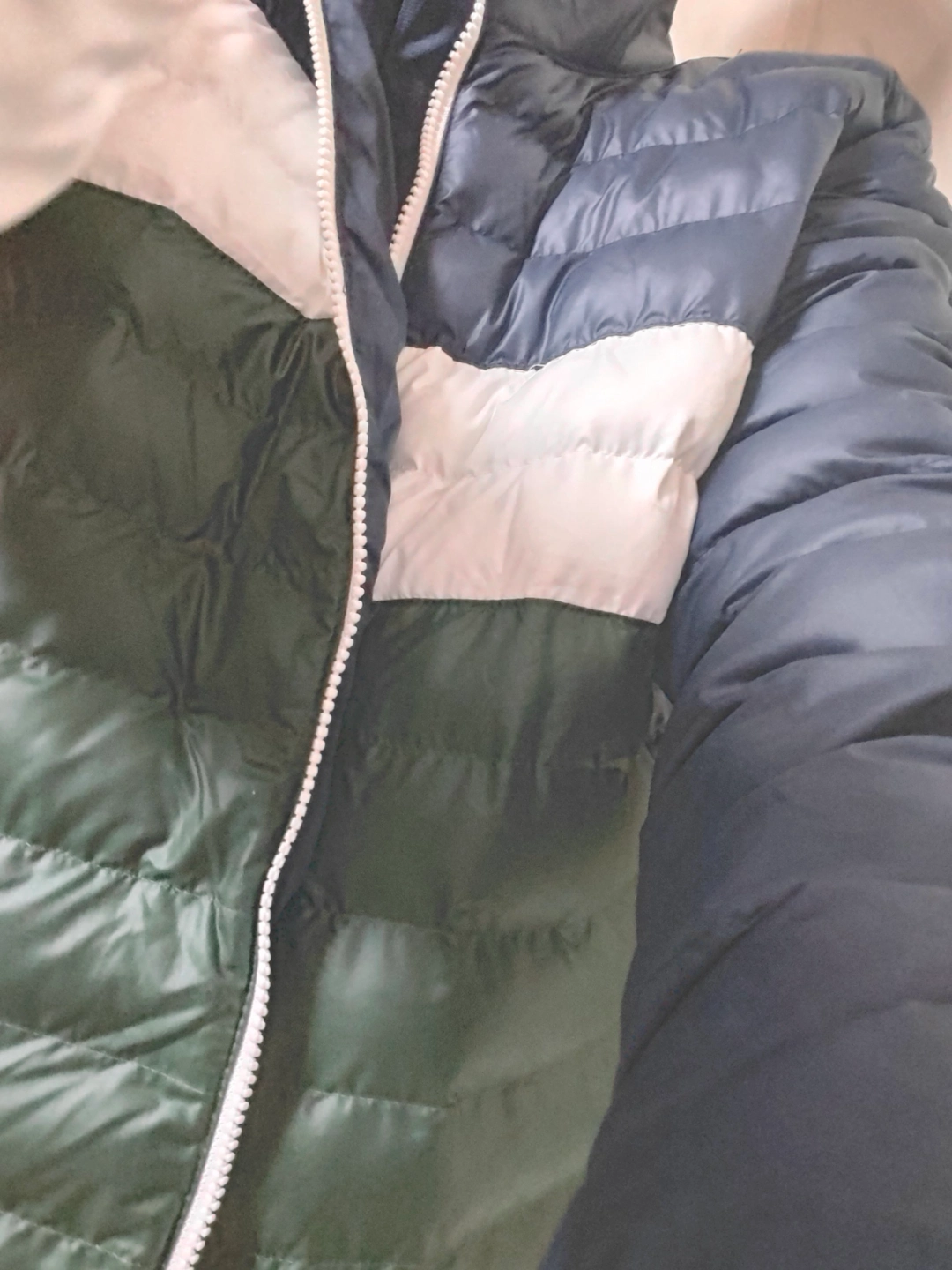custom review-Nike Синий Зеленый Многоцветный Мужской Пуховик