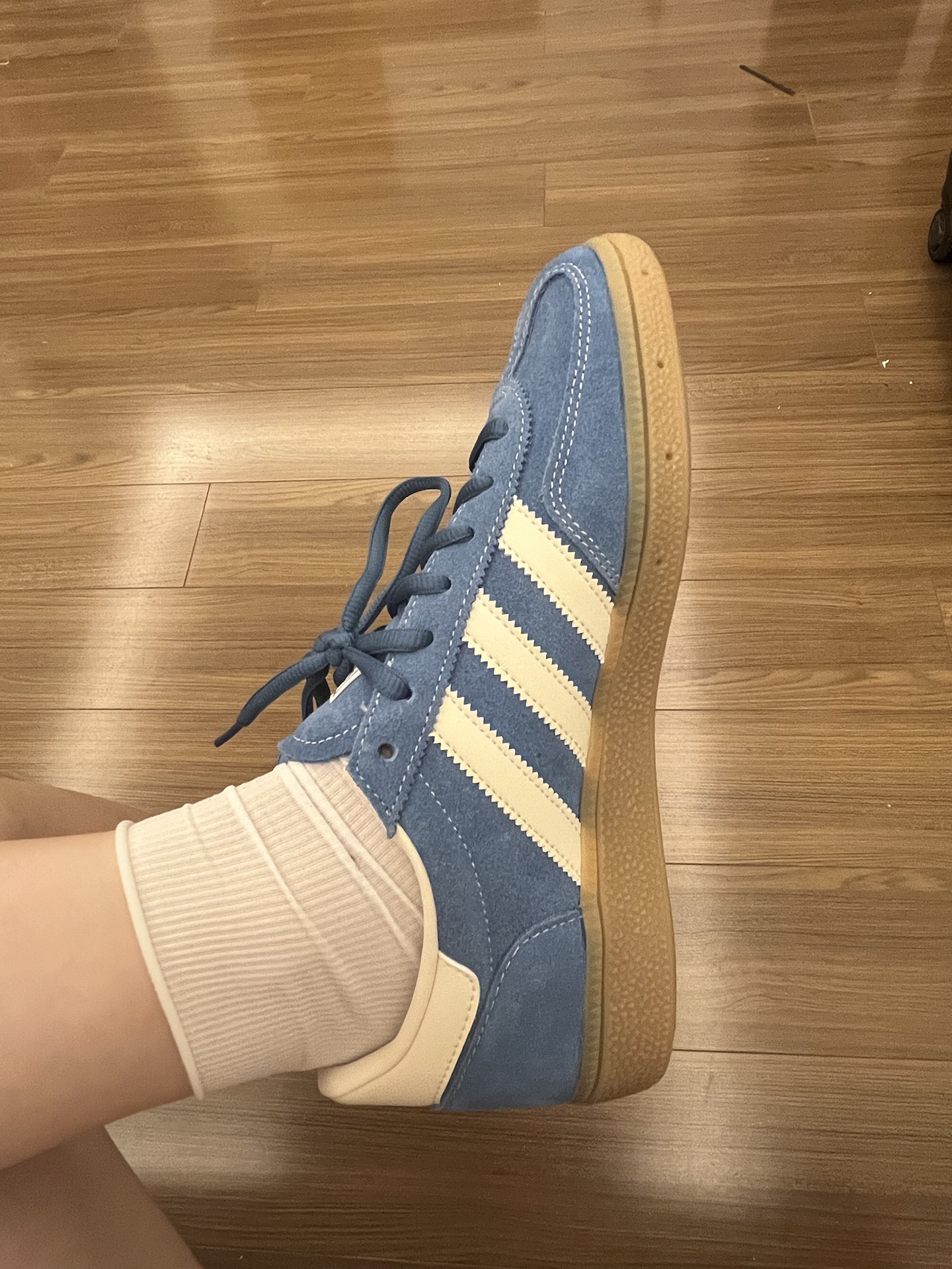 custom review-Adidas Handball Spezial 'Core Blue Gum'