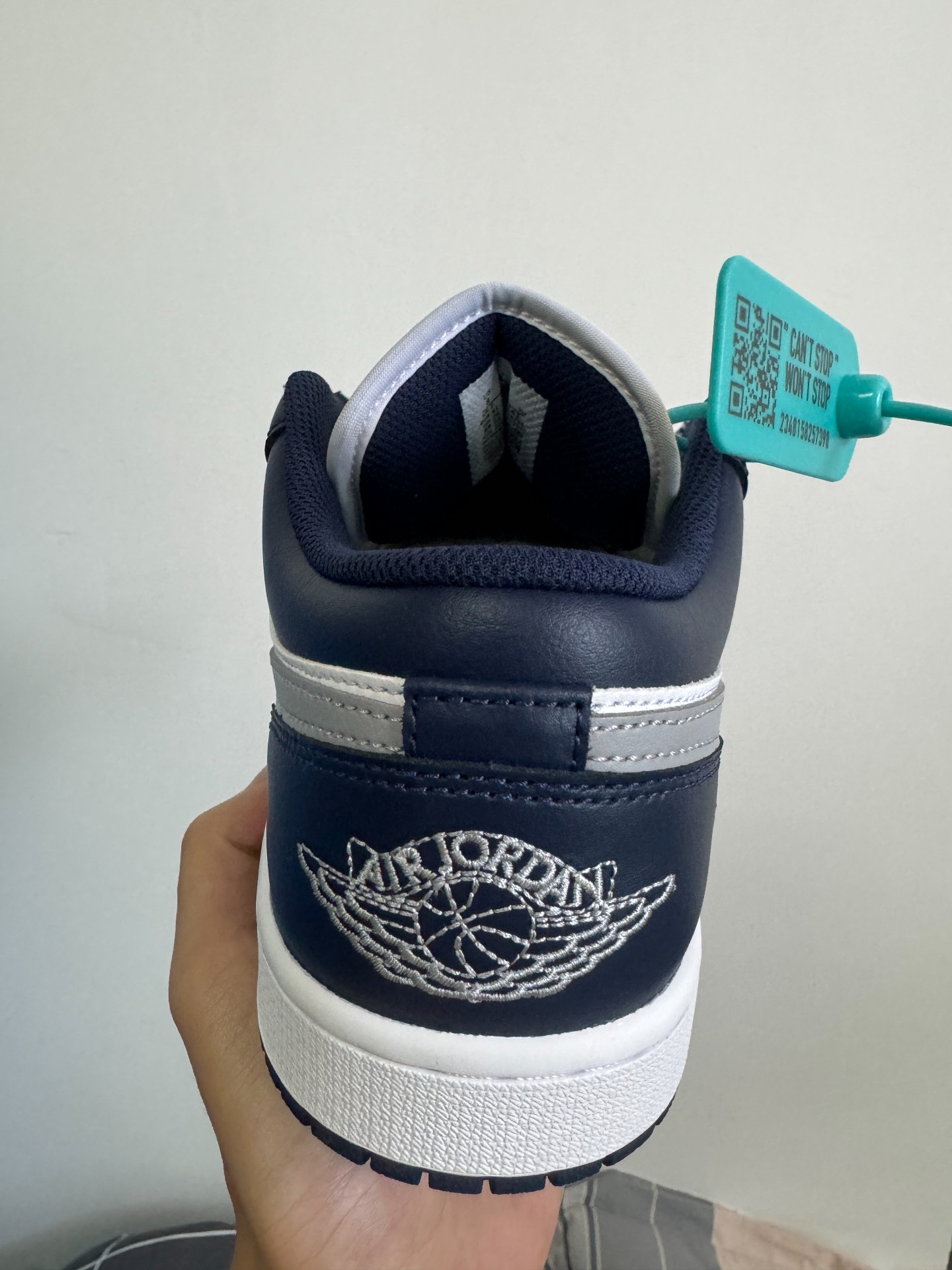 custom review-JORDAN 1 Low Wolf Grey Midnight Navy