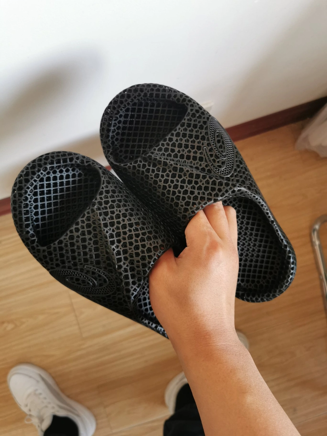 custom review-Asics ACTIBREEZE 3D Слипоны с черепом Унисекс Черные