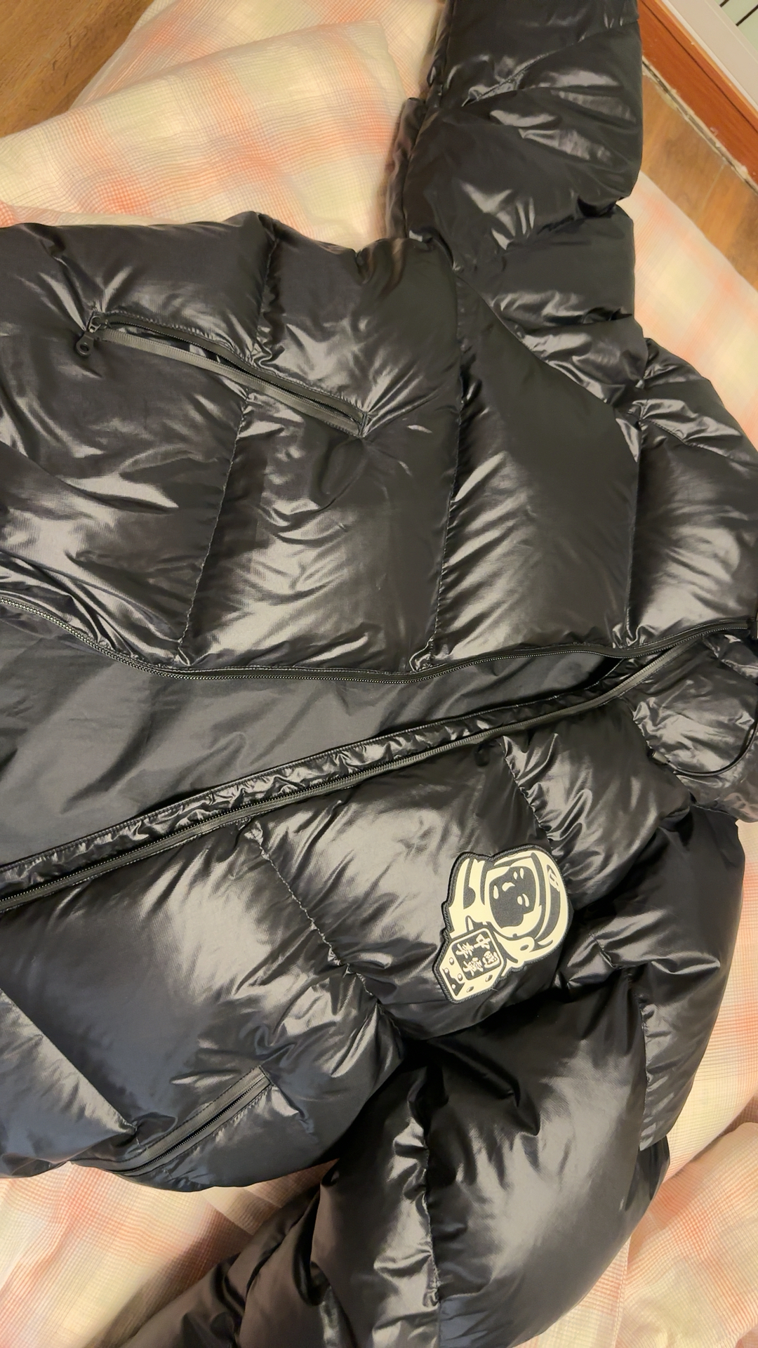 custom review-LINING Черный Мужской Пуховик