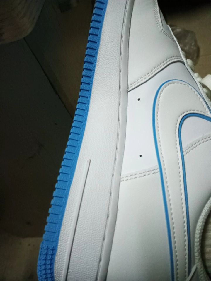 custom review-Nike Air FORCE 1 Low Топ Скейтборд Кроссовки Мужские Университетский Синий