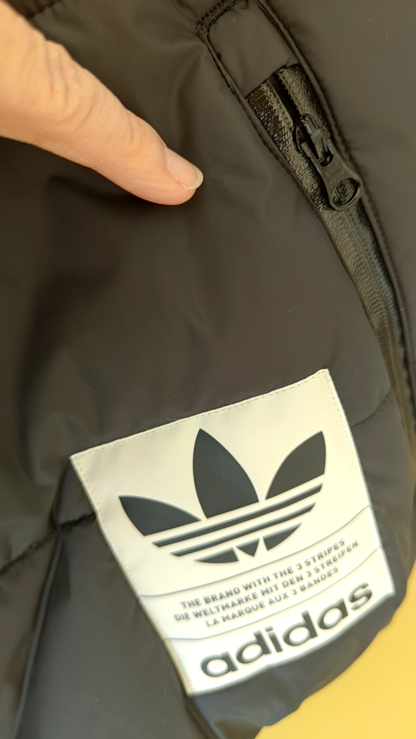custom review-Adidas Originals Хлопковый пуховик Зимний Женский Черный