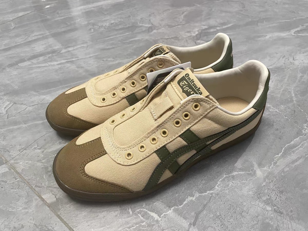 custom review-Onitsuka Tiger Tokuten Slip On Противоскользящий Устойчивый к истиранию Дышащий Низкий Топ Повседневная Обувь Унисекс