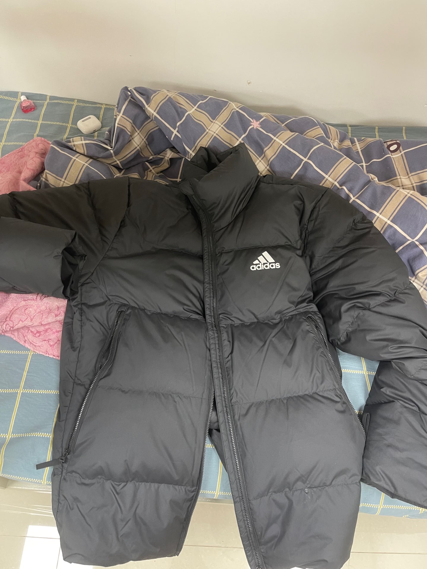 custom review-Adidas BAFFLE DOWN Куртка Зимняя Мужская Черная
