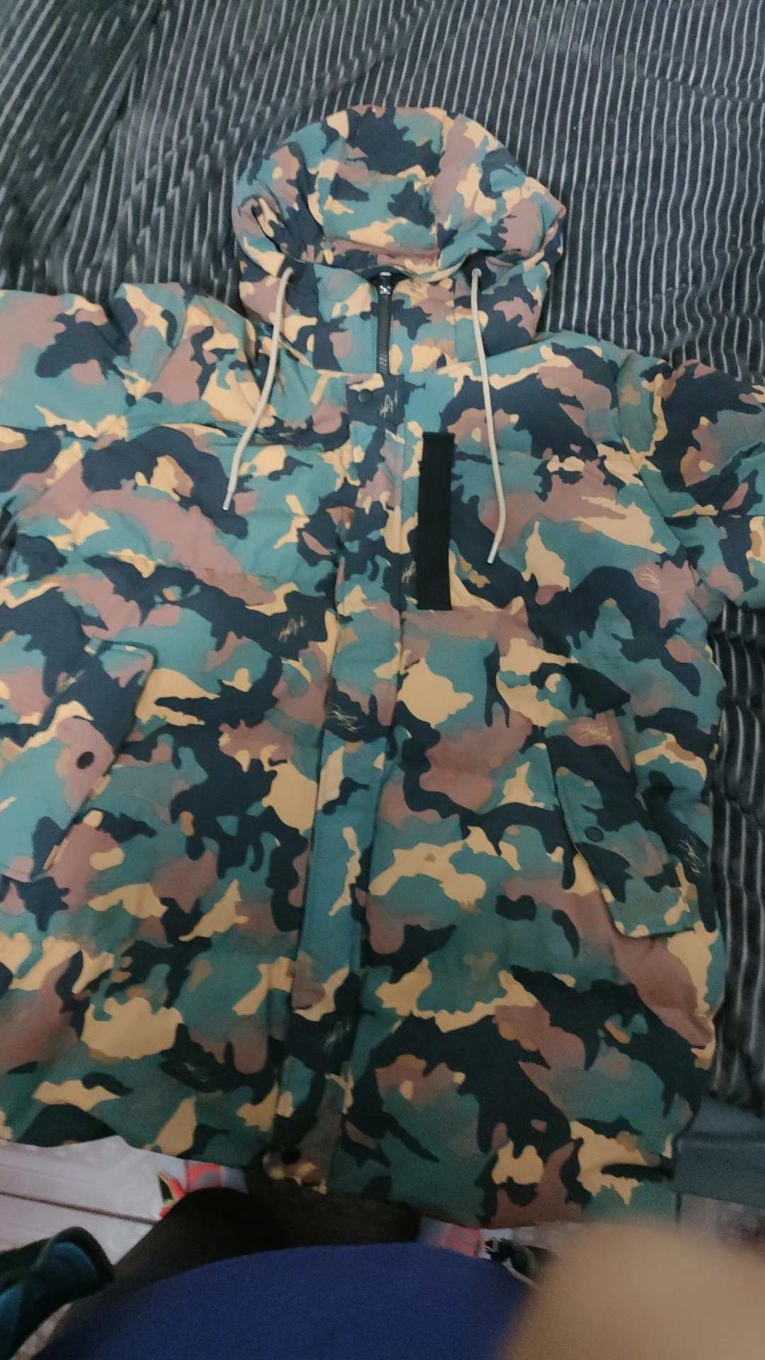 custom review-Джордан Пуховик Мужской Камуфляж Зеленый