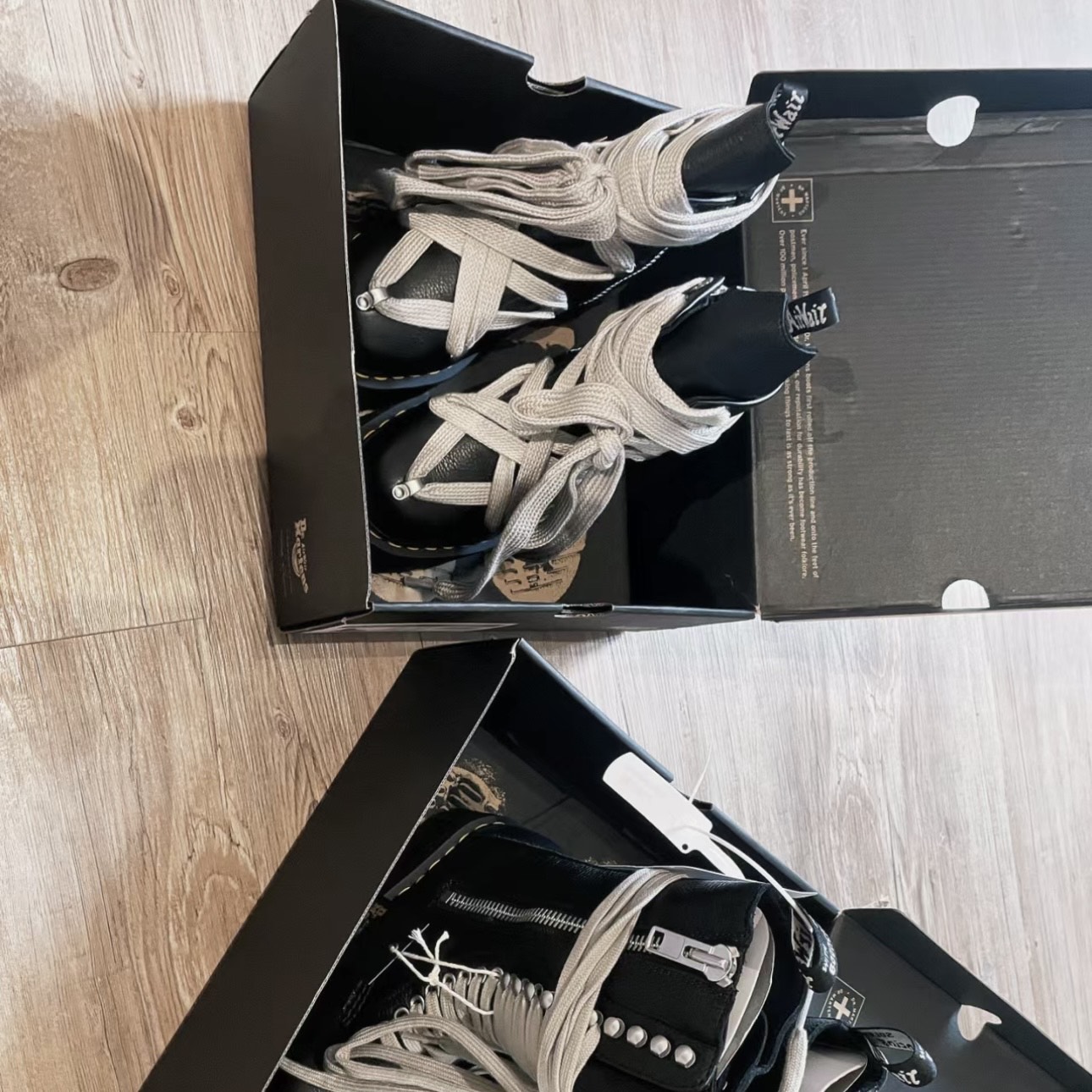 custom review-Dr. Martens X Rick Owens 1460 Dmxl Megalace 'Black'