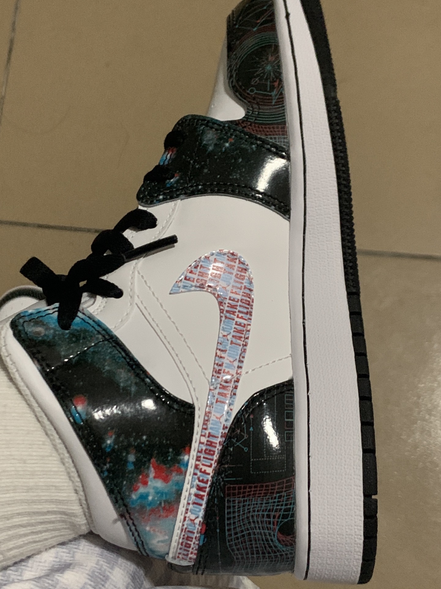 custom review-JORDAN Air Jordan 1 Детская баскетбольная обувь MID Топ Унисекс