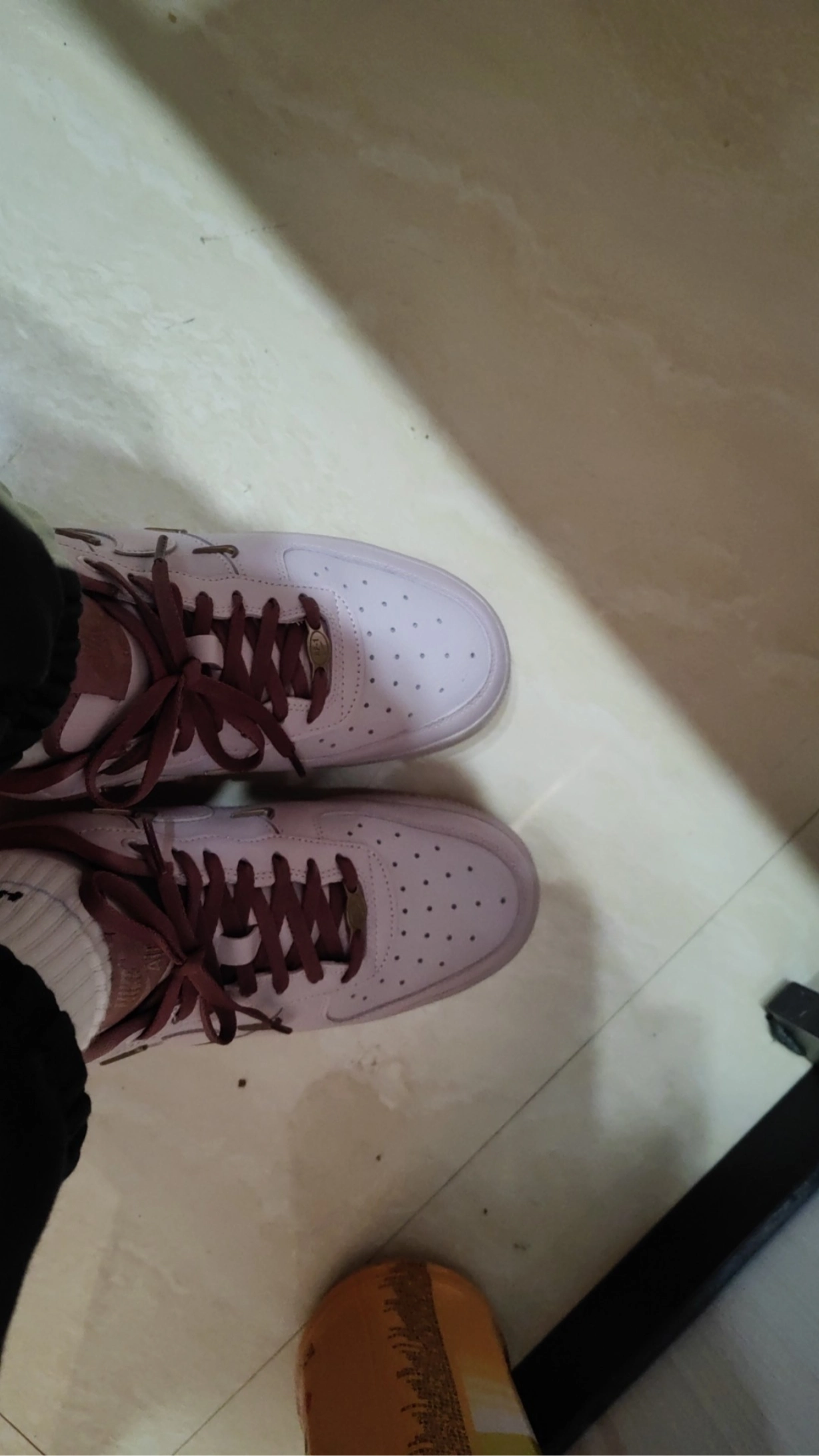 custom review-Nike Air Force 1 Low Топ Скейтборд Кроссовки Женские Белые Красные