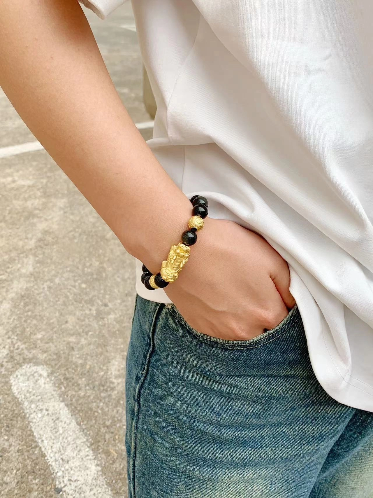 怎么没早发现这款貔貅手串?