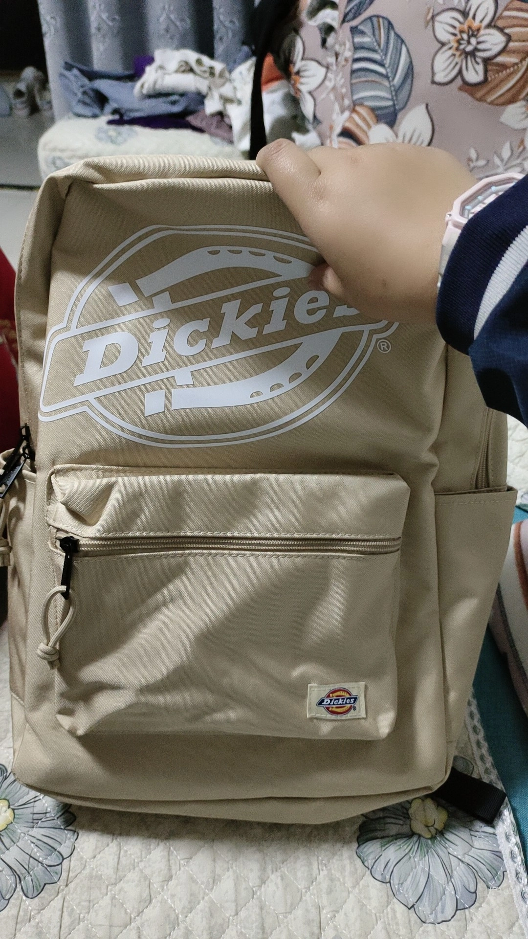 custom review-Dickies Полиэстер Рюкзак Стандартный Унисекс Розовый