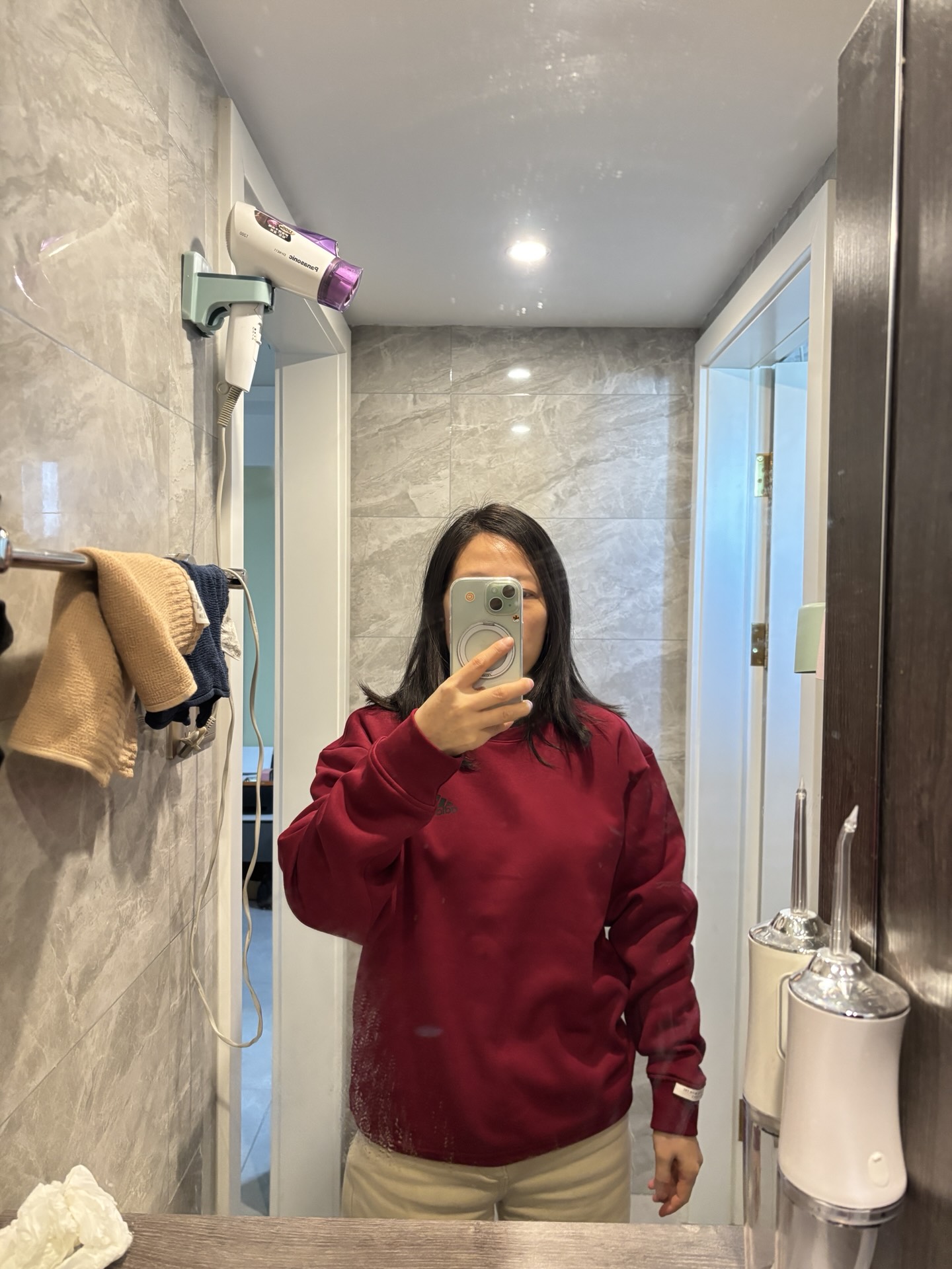 custom review-Adidas Label Свитшот Унисекс Красный