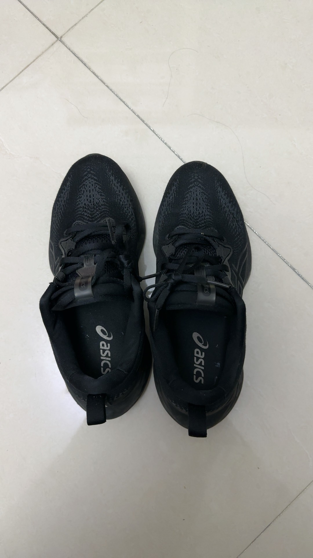 custom review-ASICS Гель CUMULUS 25 Светоотражающий Ткань Дышащий Низкий Верх Беговые кроссовки Мужской Черный