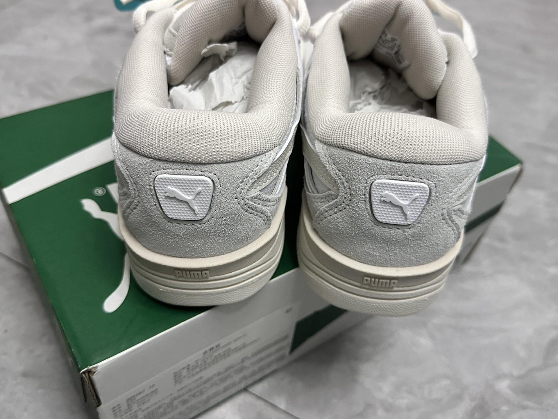 custom review-PUMA 180 Low Топ Скейтборд Кроссовки Унисекс Белый Серый