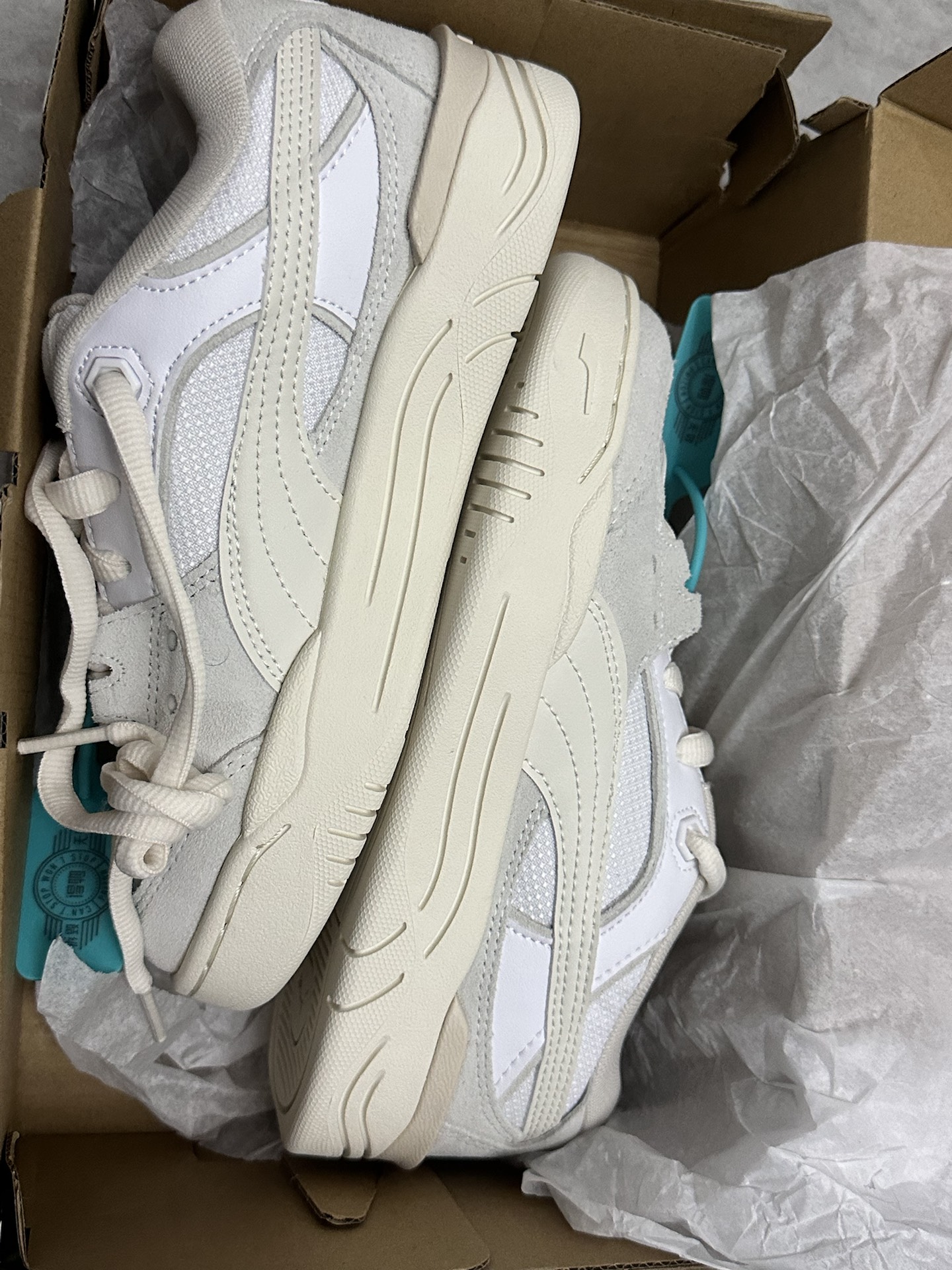 custom review-PUMA 180 Low Топ Скейтборд Кроссовки Унисекс Белый Серый