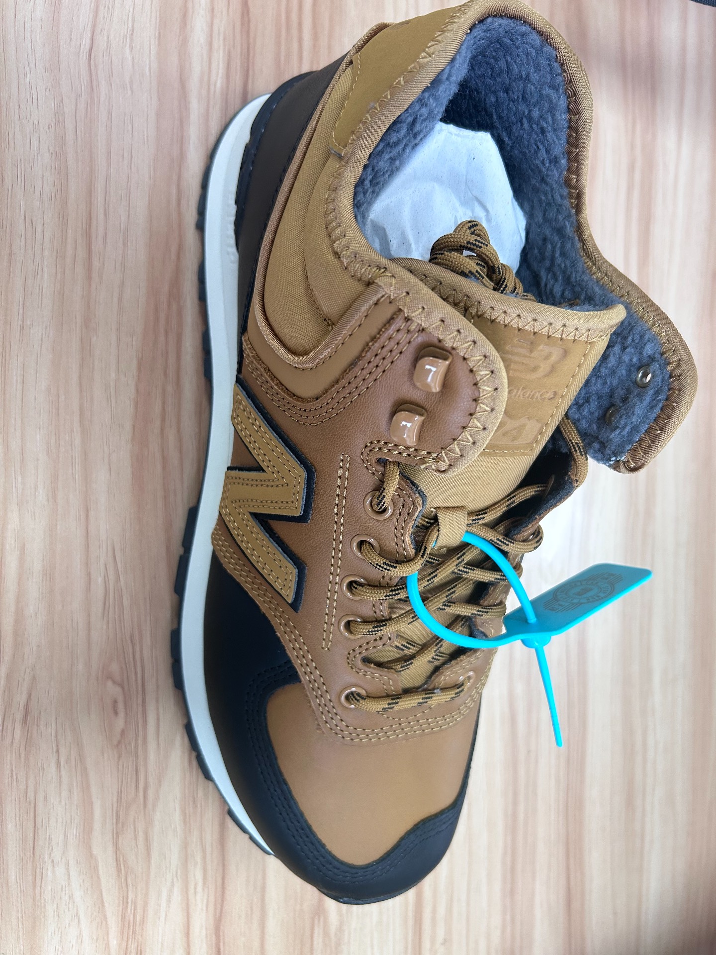 custom review-New Balance NB 574 MID Топ Повседневные Беговые Кроссовки Унисекс Коричневый