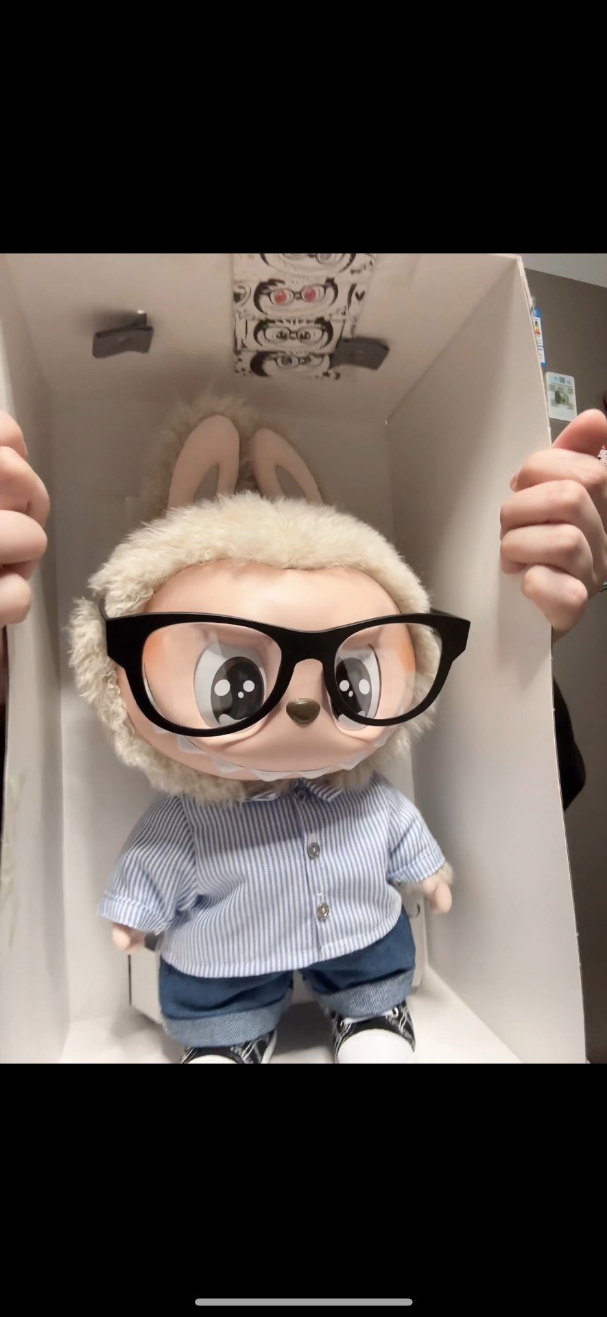 custom review-POP MART THE MONSTERS LABUBU FLIP WITH ME Виниловая Плюшевая Кукла Летняя Версия Коллекционная Фигурка 40см