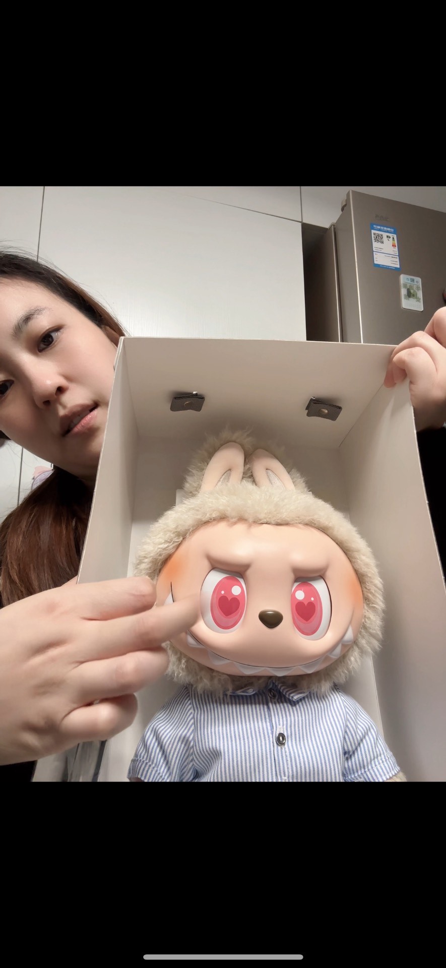 custom review-POP MART THE MONSTERS LABUBU FLIP WITH ME Виниловая Плюшевая Кукла Летняя Версия Коллекционная Фигурка 40см