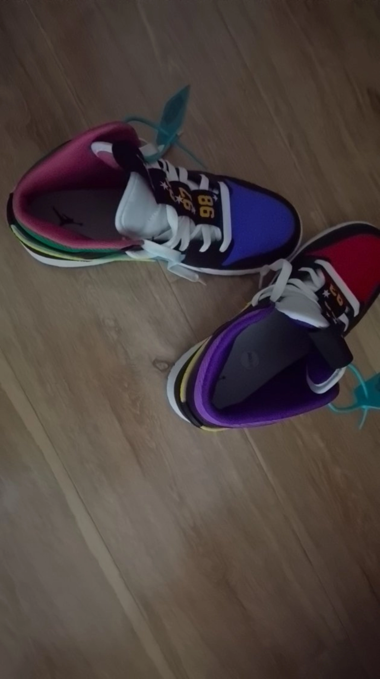 custom review-Jordan Air Jordan 1 MID Противоскользящие Устойчивые к истиранию MID Топ Детские Баскетбольные кроссовки