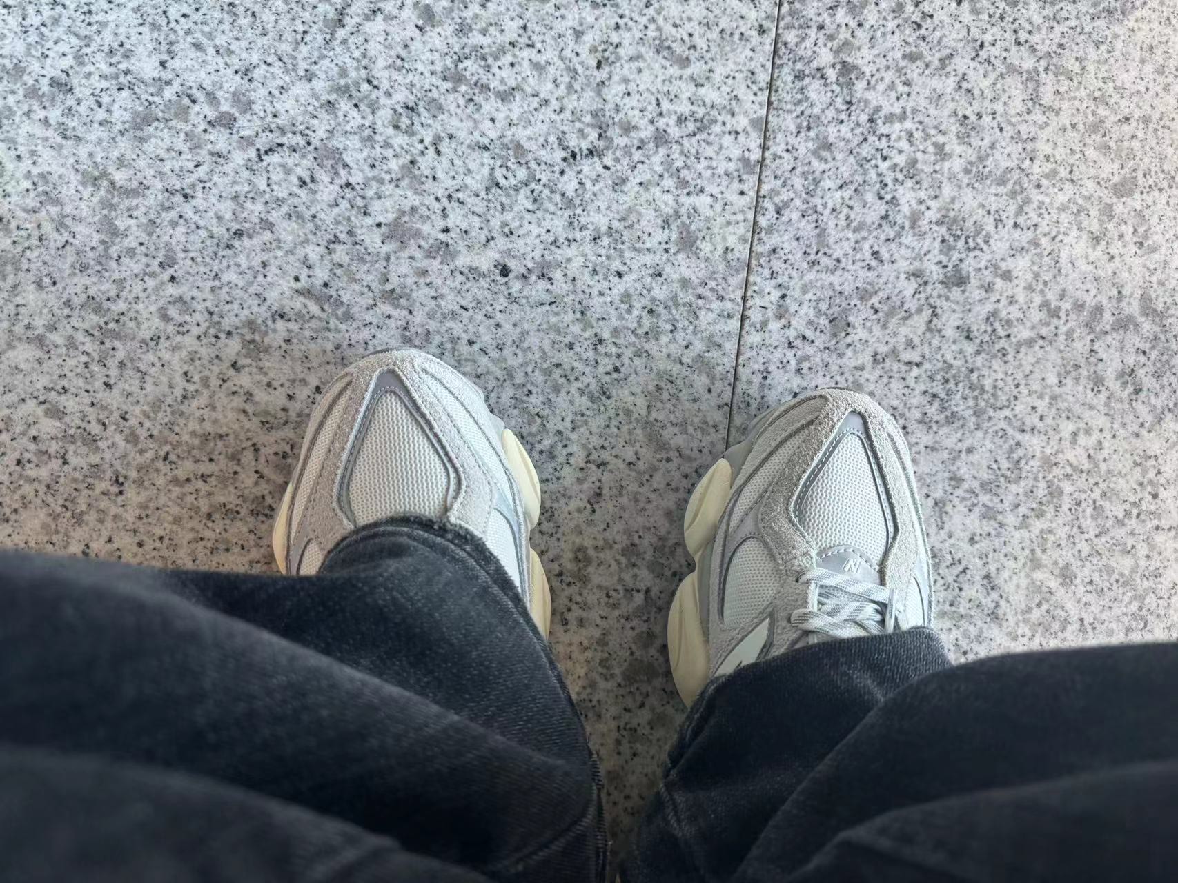 custom review-New Balance NB 9060 Устойчивый к истиранию Низкий Топ Casual Унисекс Серый